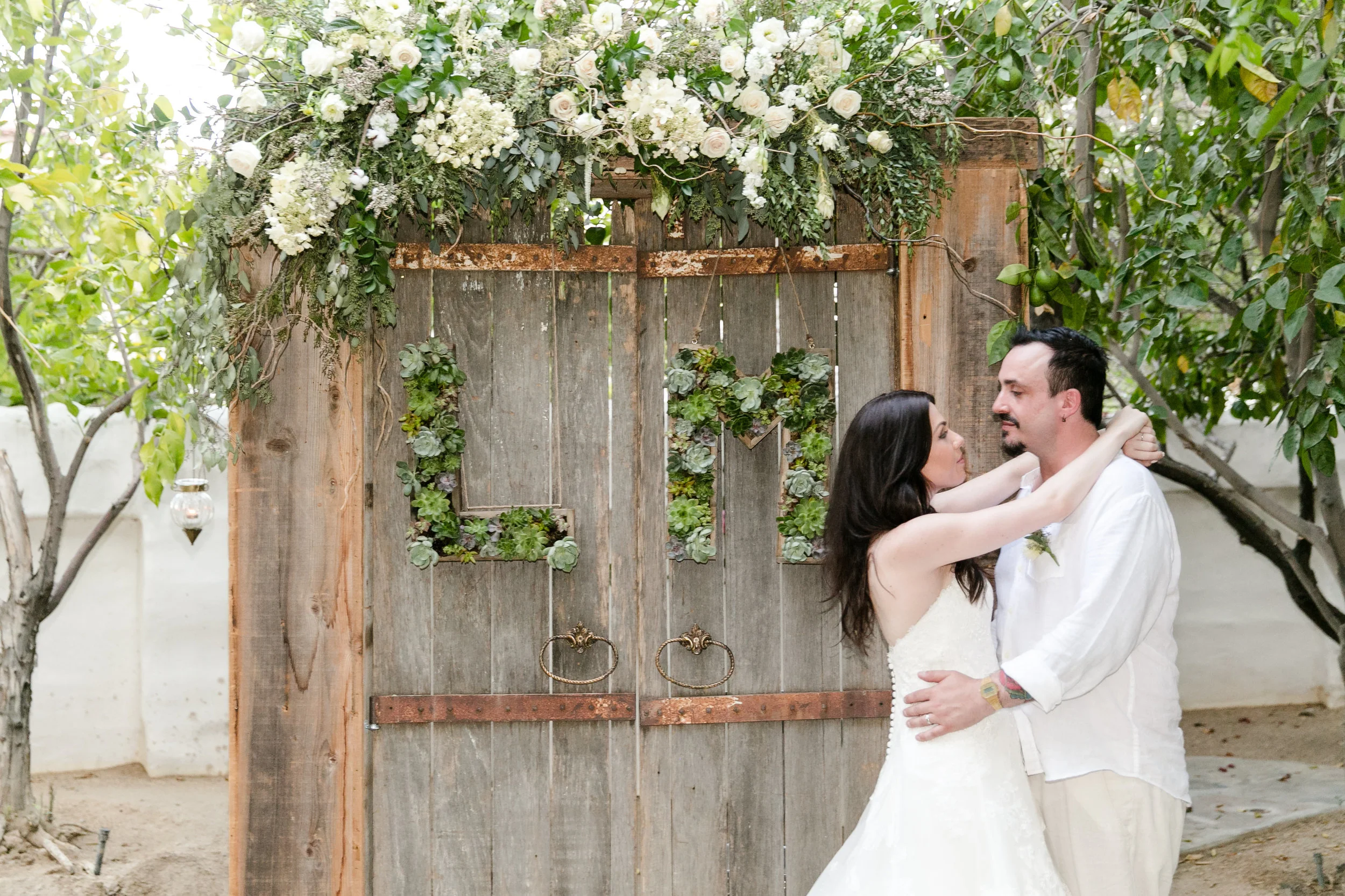 Succulent Ceremony Decor | Michelle Garibay Events
