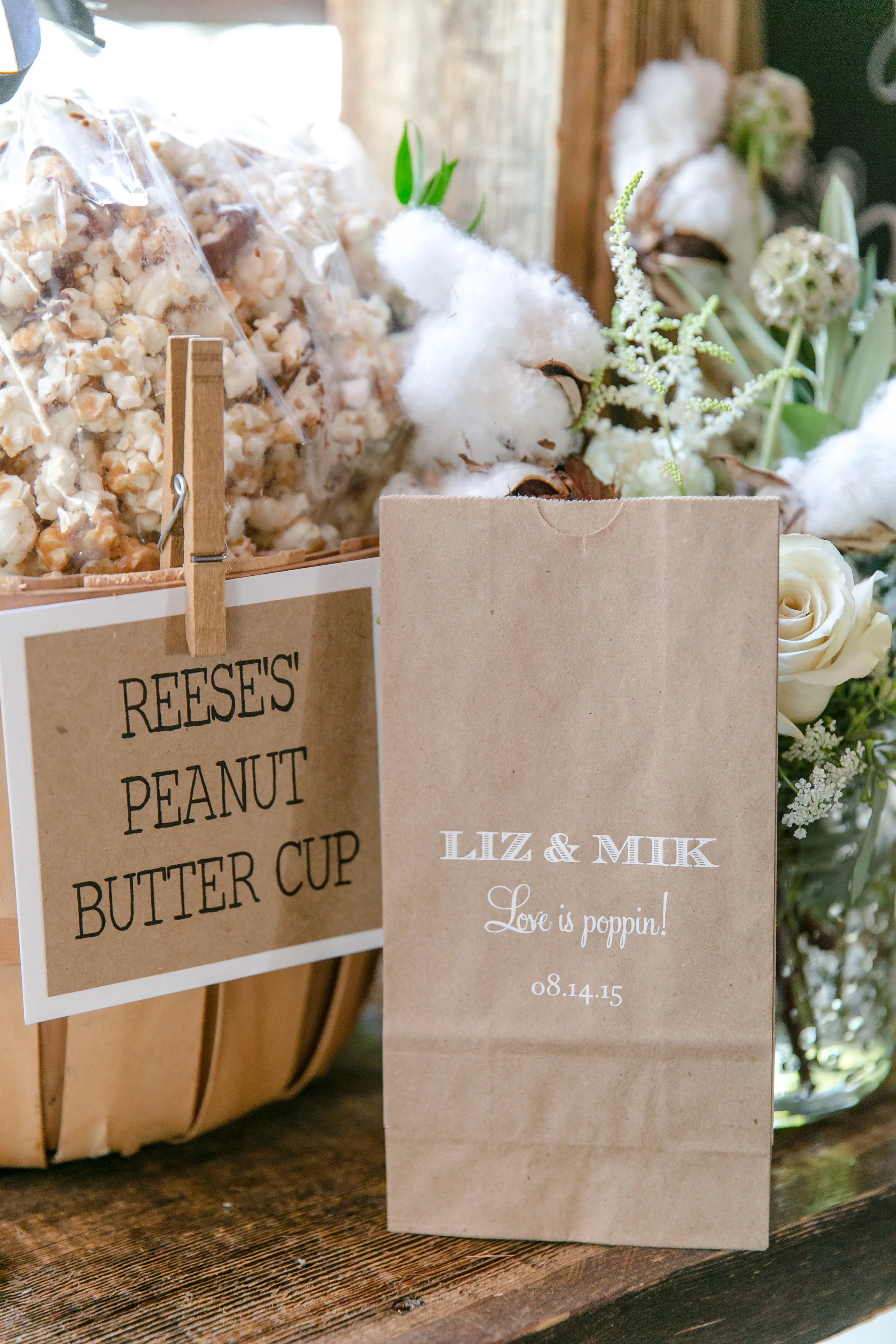 Craft Paper Popcorn Bags | Michelle Garibay Events