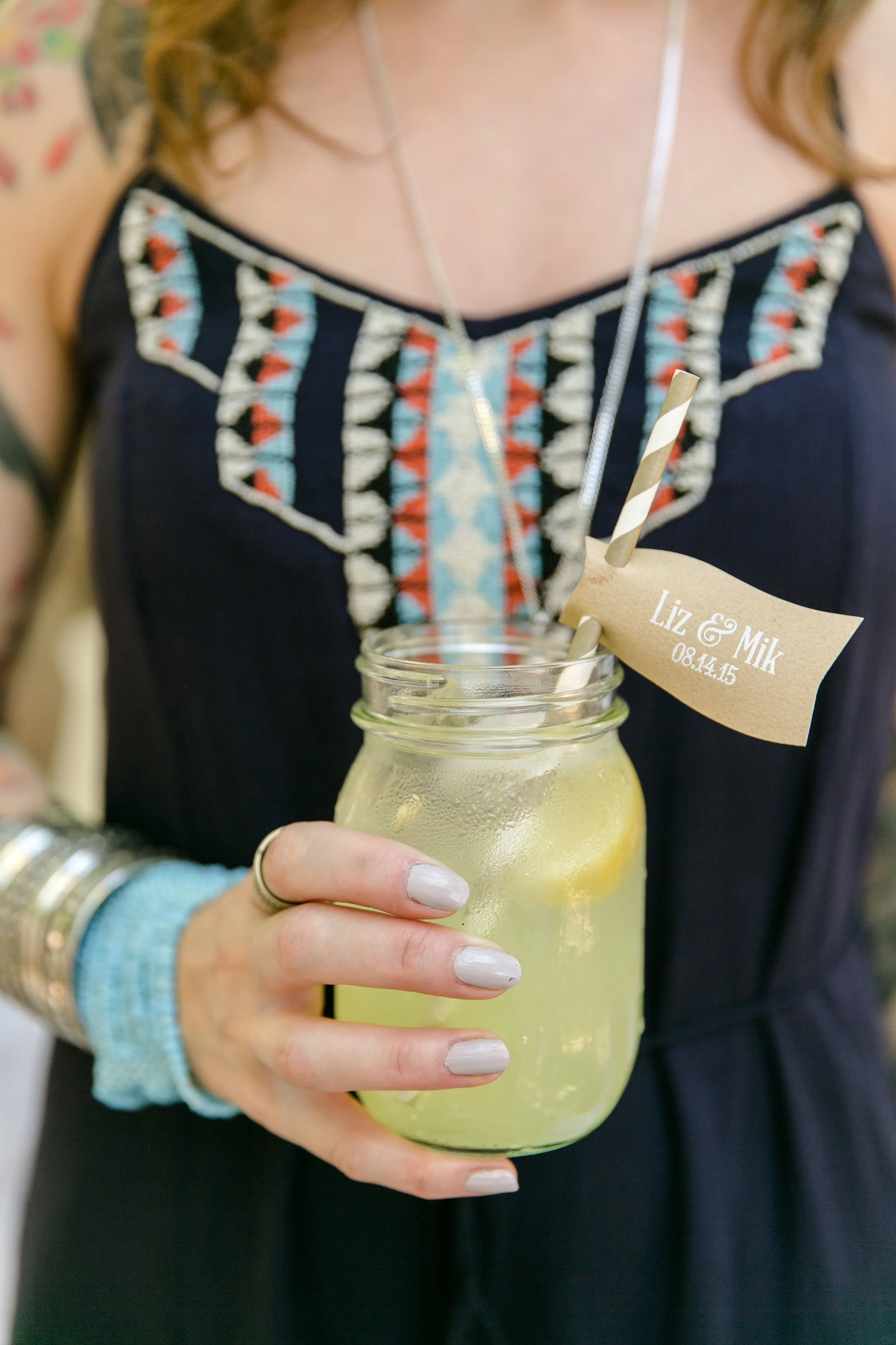 Personalized Drink Flag | Michelle Garibay Events