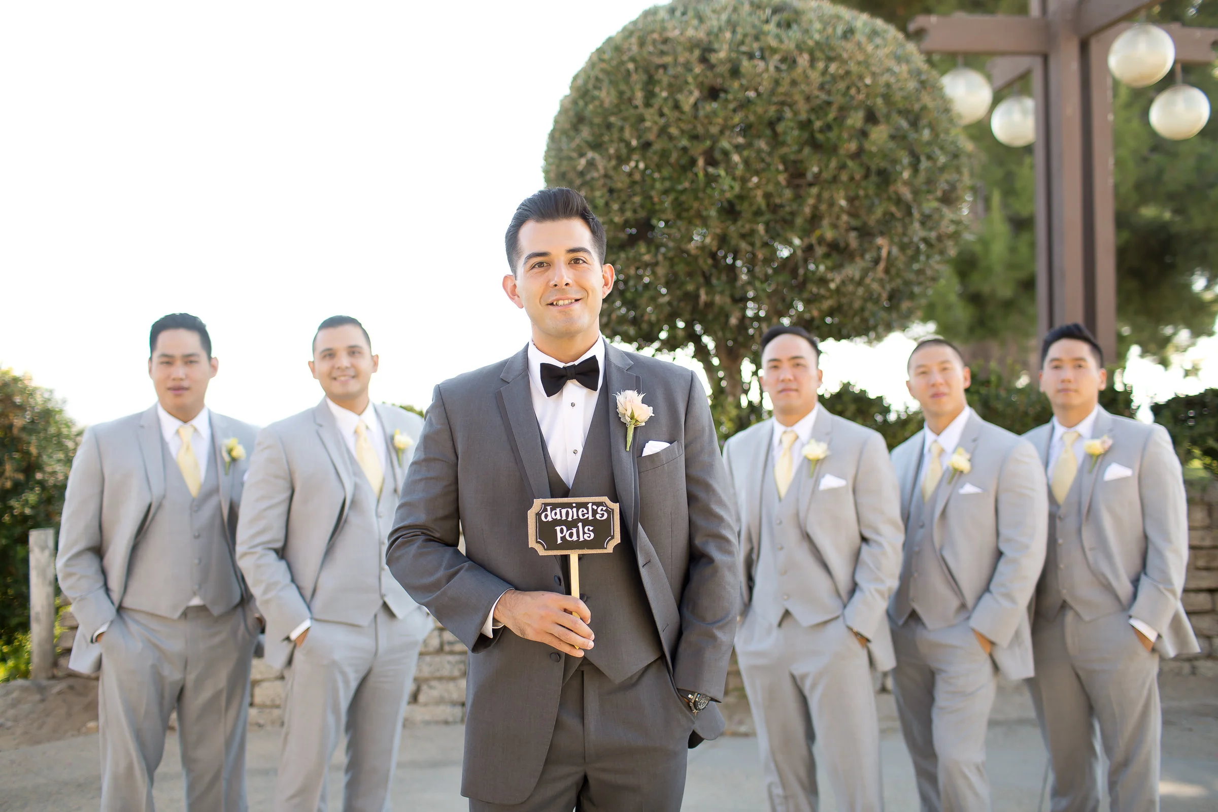Gray Groom and Groomsmen Suits | Michelle Garibay Events |