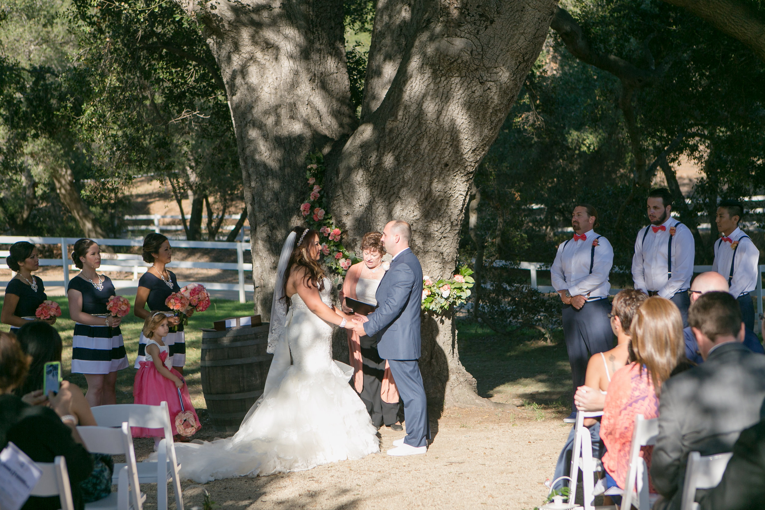Nautical Glam Wedding in Coral and Navy | Michelle Garibay Events