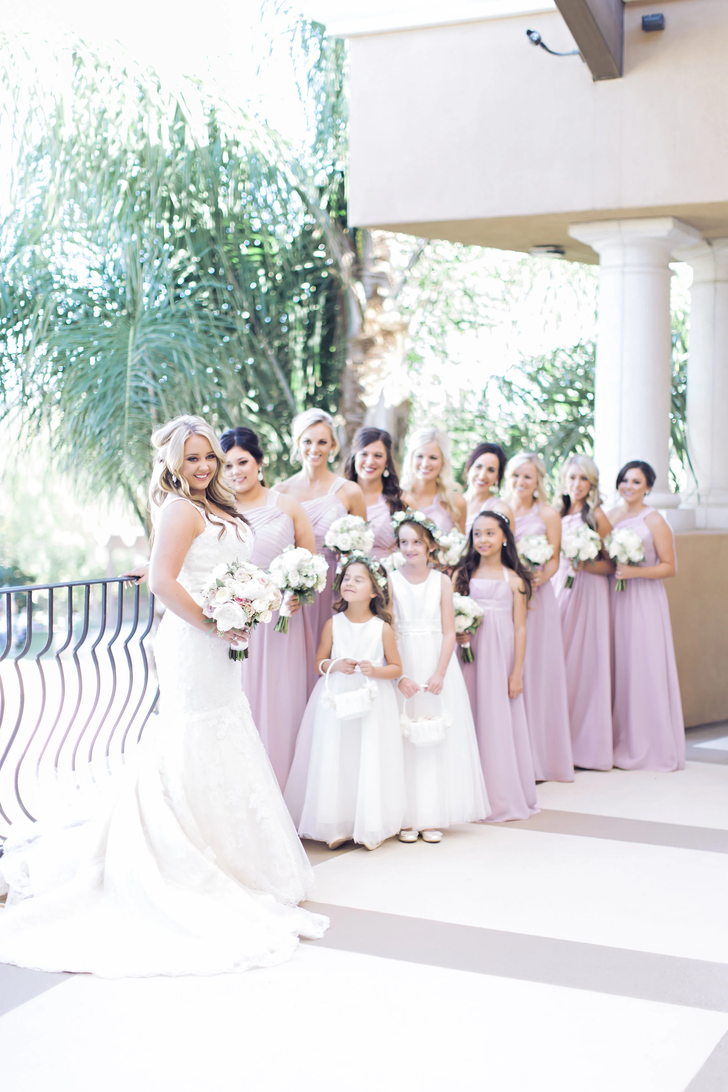 Pink Bridesmaid Dresses | Temecula Private Estate Wedding | Michelle Garibay Events