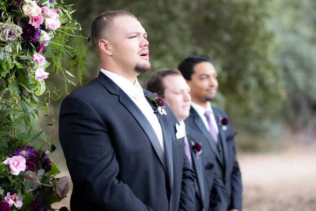 Rustic Elegance in Shades of Plum | Temecula Creek Inn | Honey Photographs by Alyss