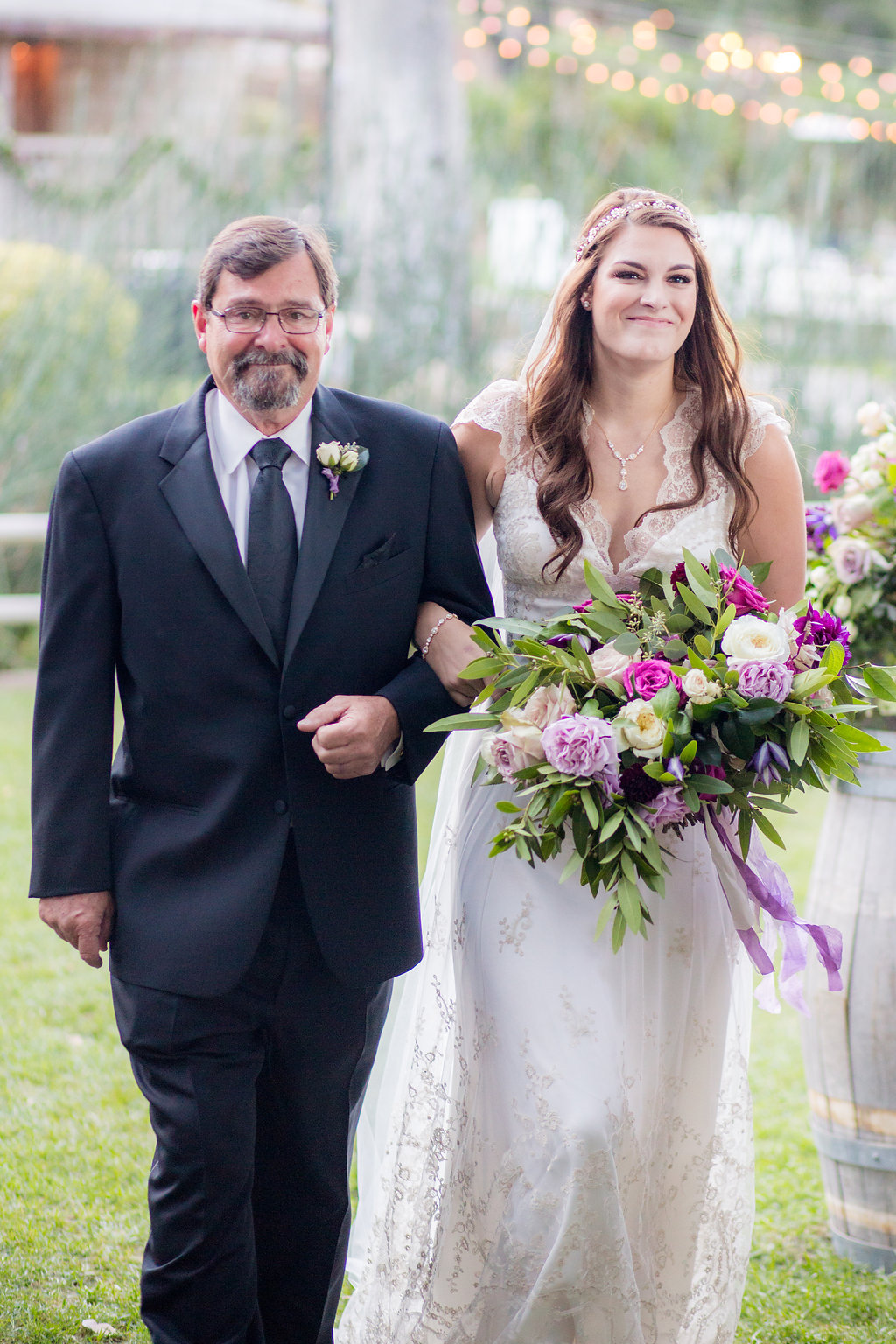 Rustic Elegance in Shades of Plum | Temecula Creek Inn | Honey Photographs by Alyss