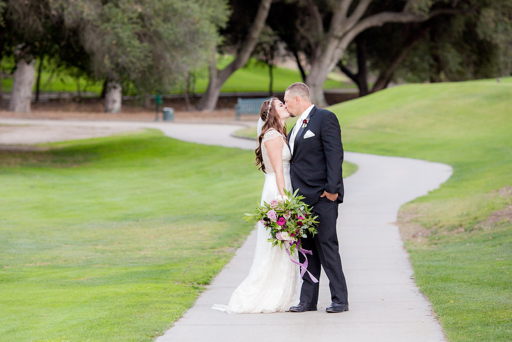 Rustic Elegance in Shades of Plum | Temecula Creek Inn | Honey Photographs by Alyss
