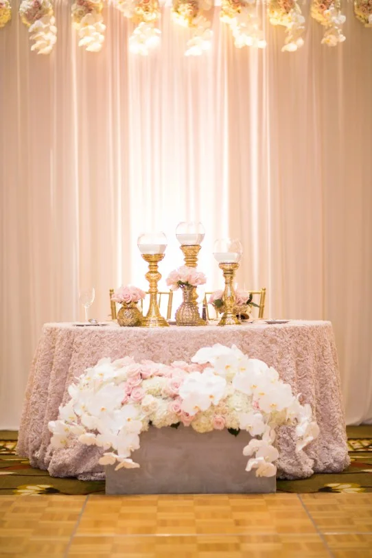 Blush and gold Palm Springs wedding at Miramote Resort | Ciprian Photography | Michelle Garibay Events
