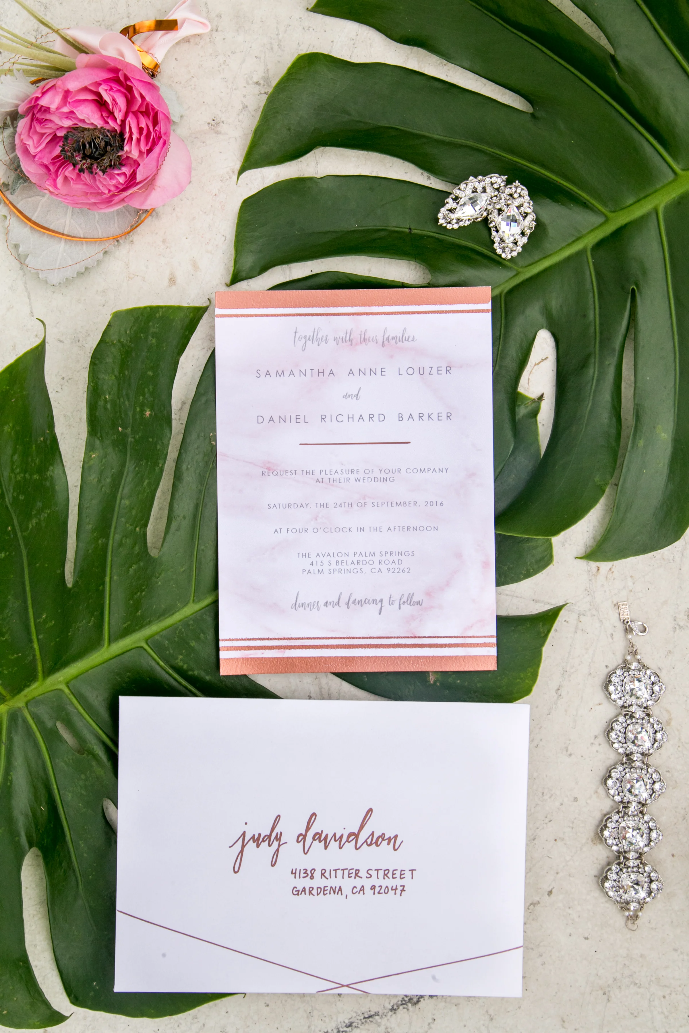 Modern Glamour in Rose Gold, Black and Gray | Ashley La Prade Photography | Michelle Garibay Events