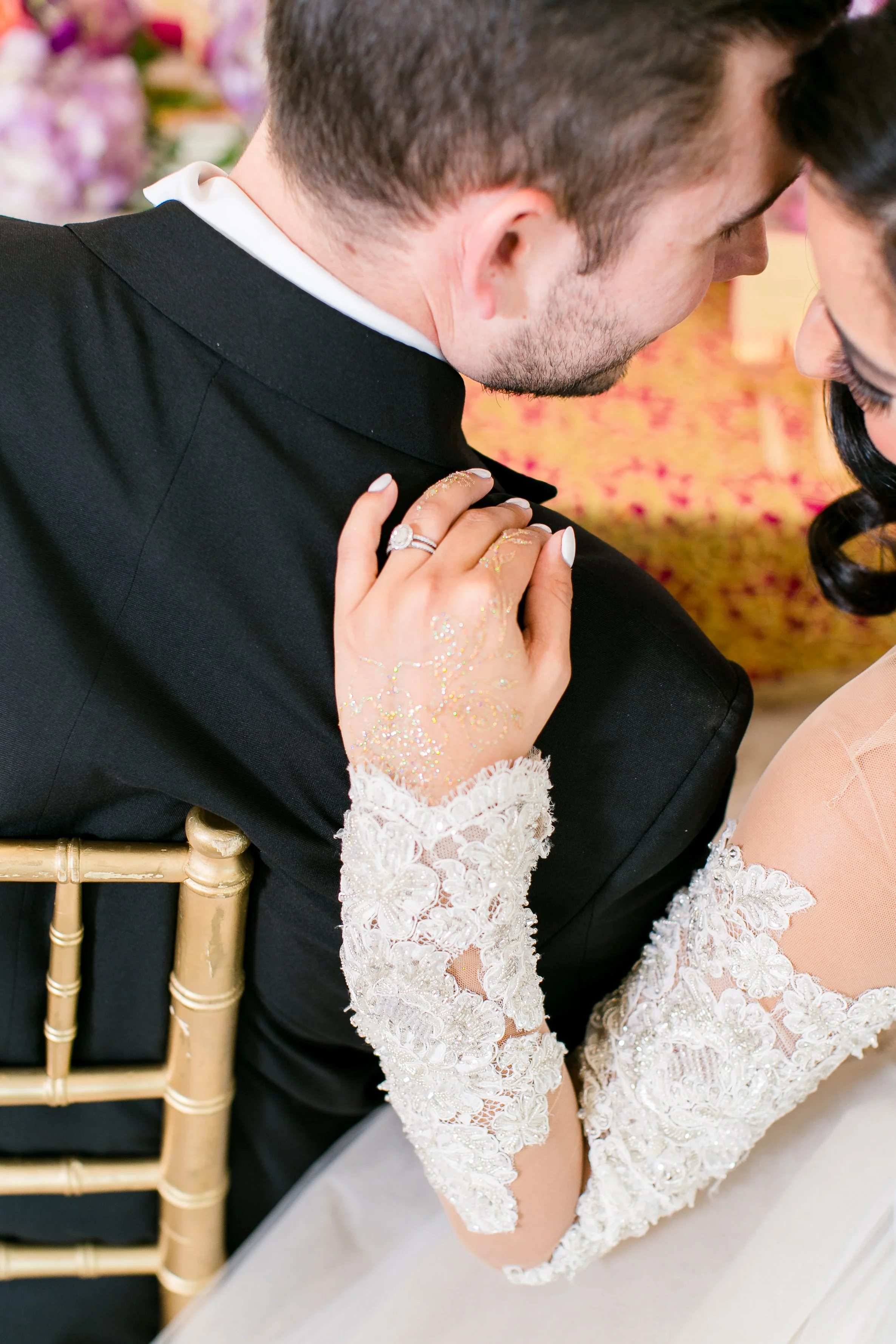 Hindu Fusion in Fuchsia, Orange and Gold at Avensole Winery | Leah Marie Photography | Michelle Garibay Events