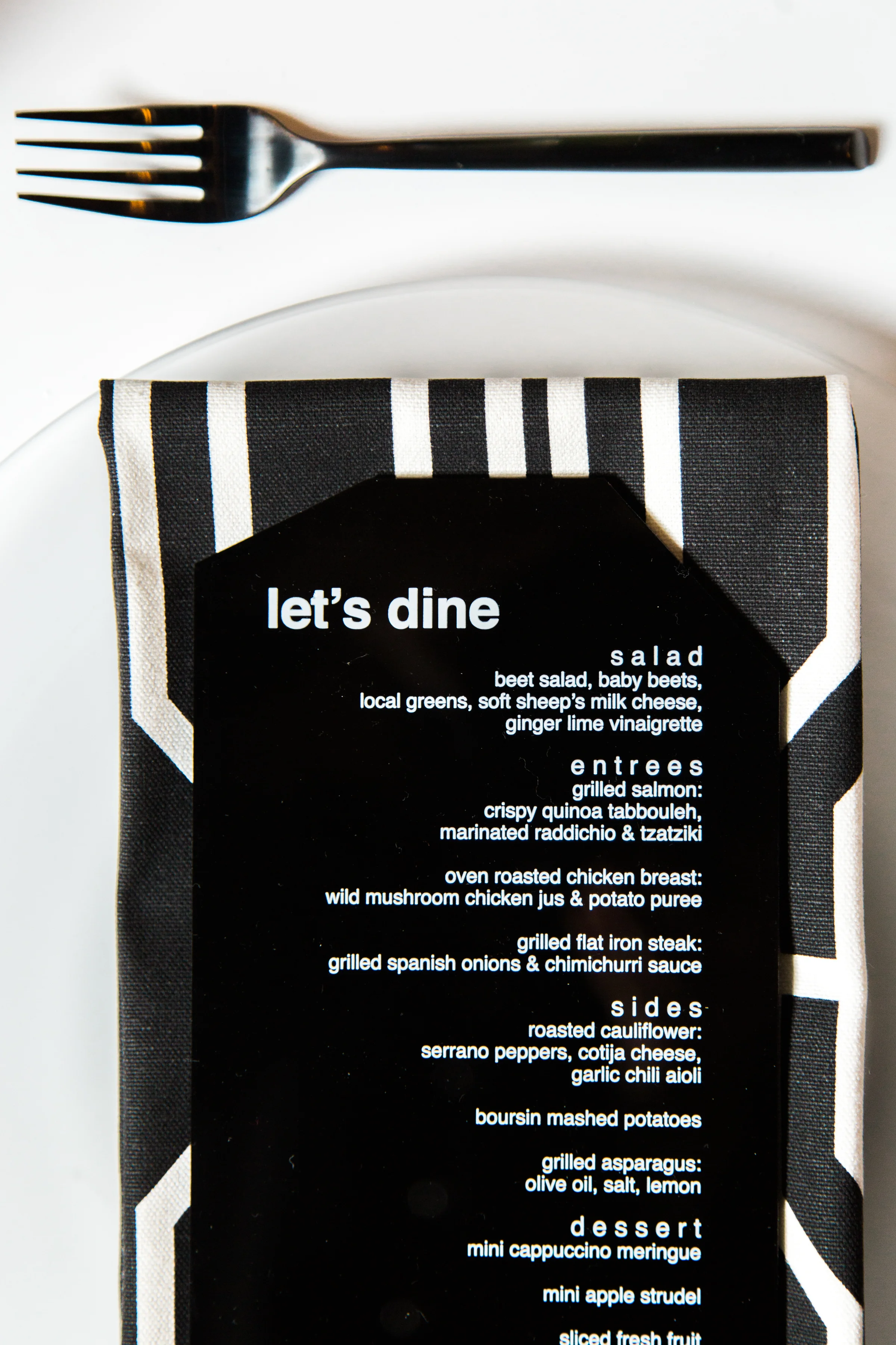Modern Black and White Wedding in Palm Springs | Ashley La Prade Photography | Michelle Garibay Events