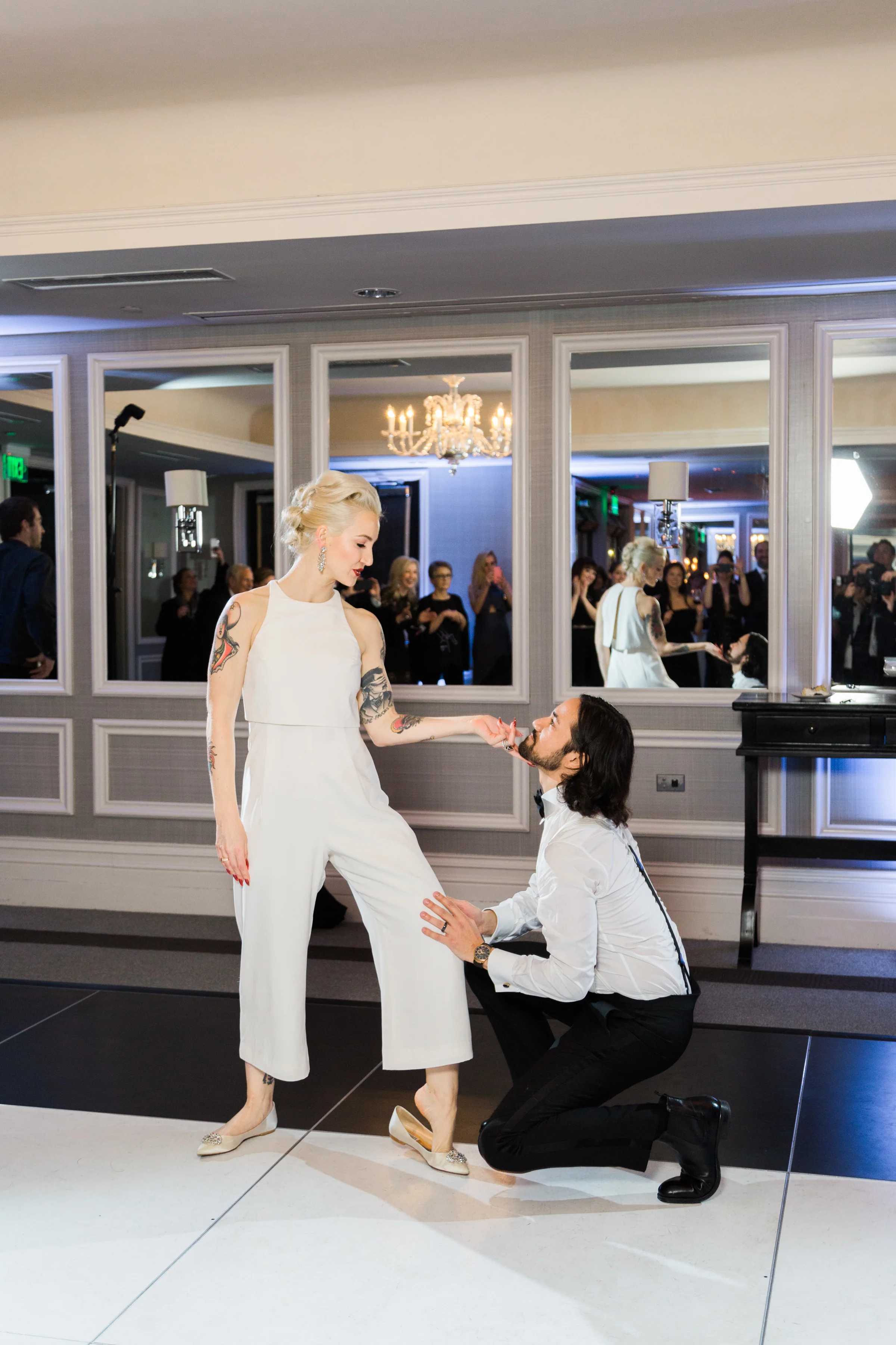 Modern Black and White Wedding in Palm Springs | Ashley La Prade Photography | Michelle Garibay Events