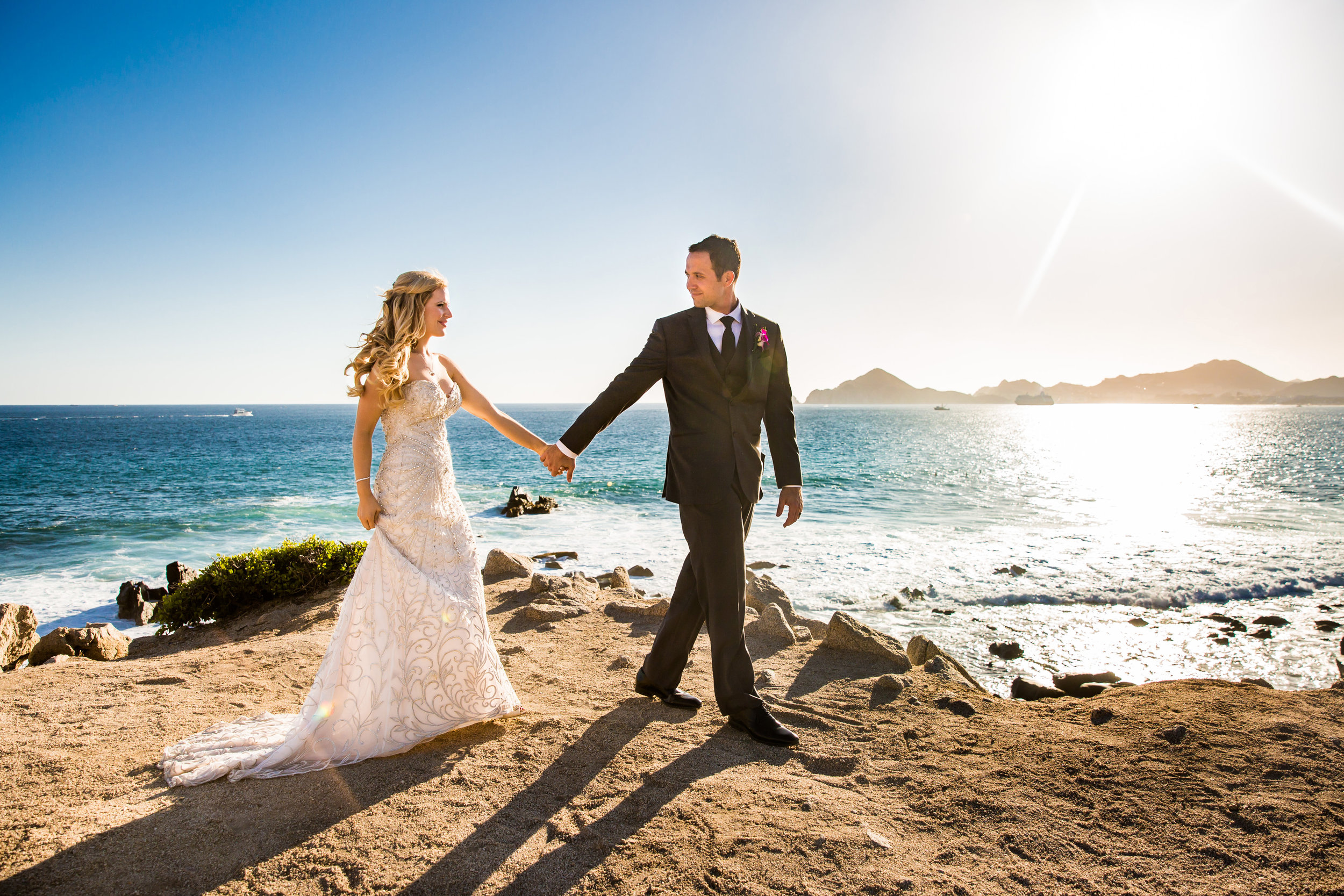 Romantic Beach Elopement In Cabo San Lucas Brenna And Tim