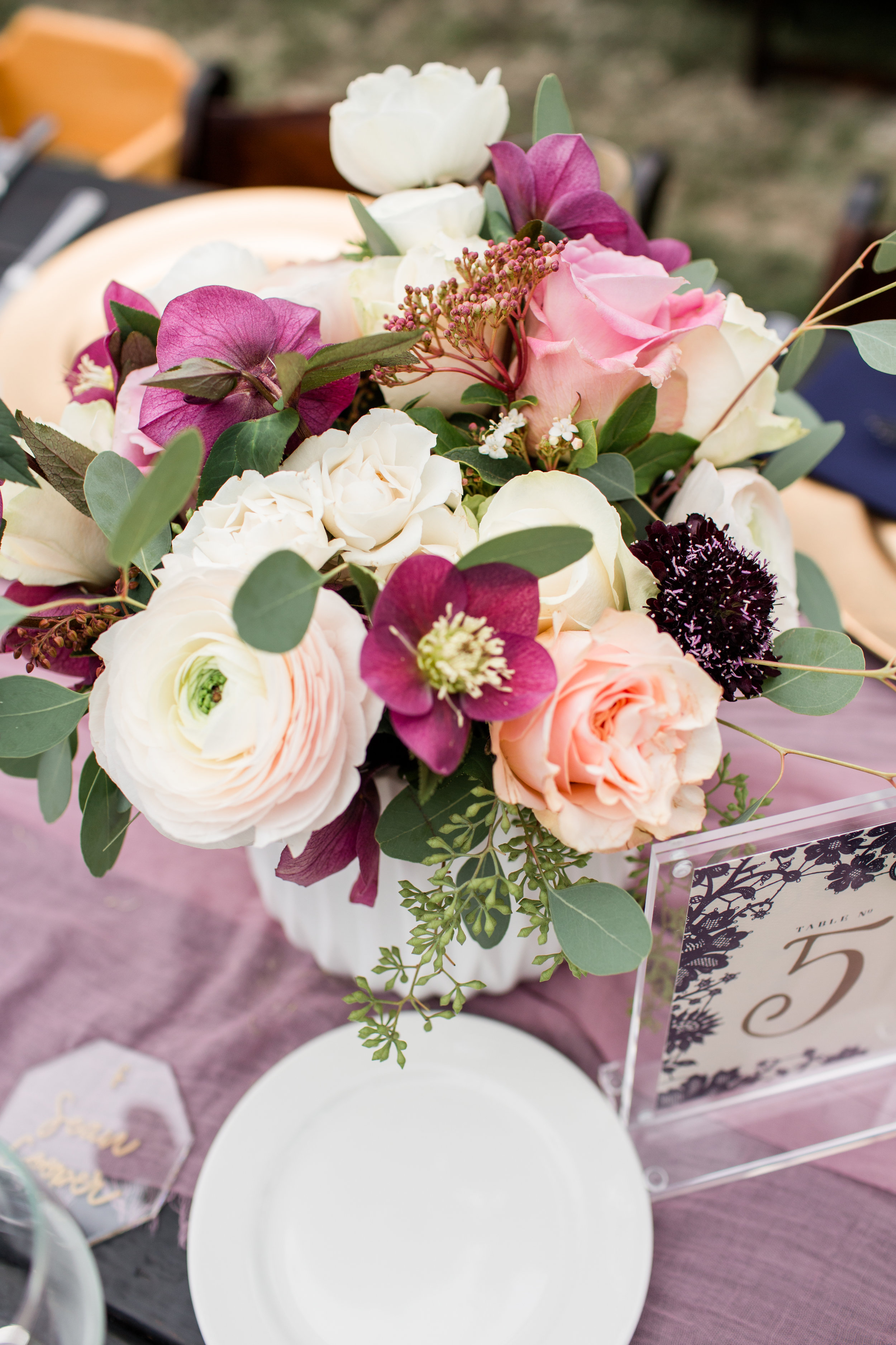 Rainy Day Jewel-Tone Wedding at Temecula Creek Inn | Katherine Beth Photography | Coordination: Cara Goset