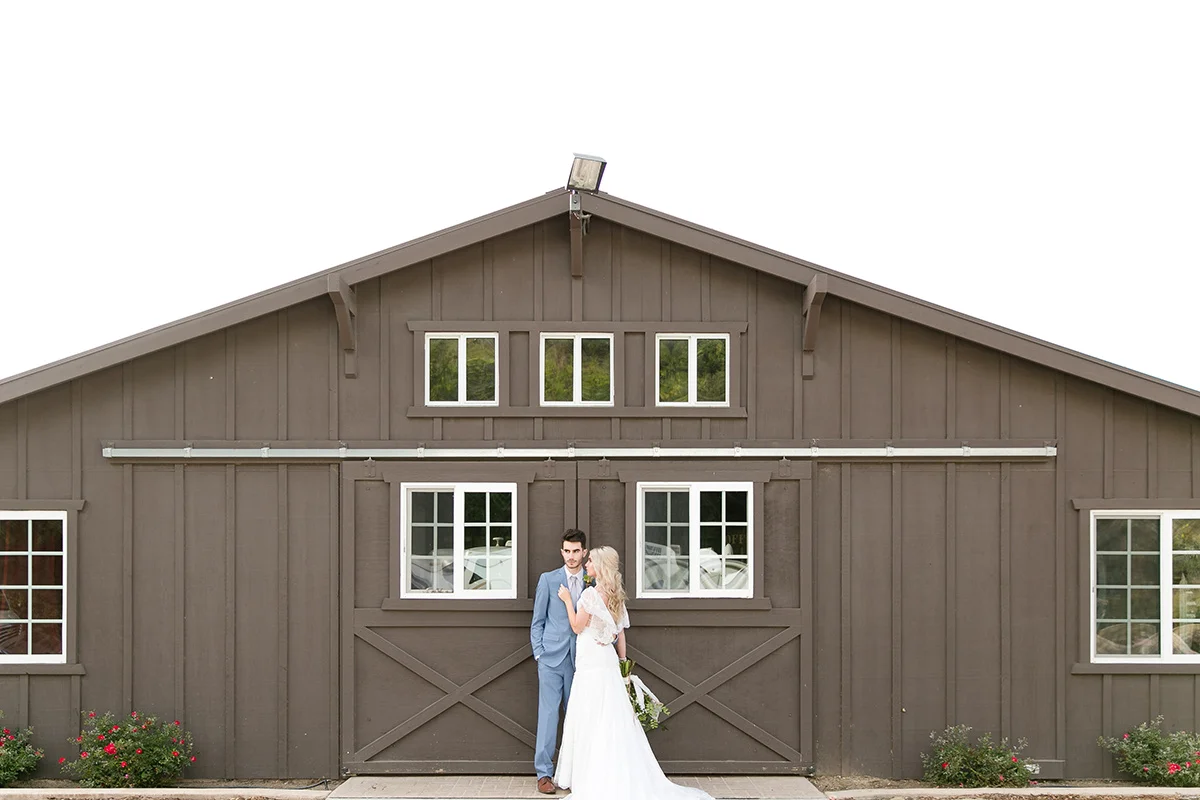 Slate Blue and Greenery Ranch Wedding Inspiration | Leah Marie Photography | Michelle Garibay Events