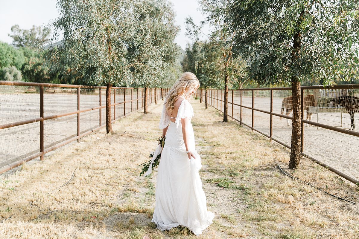 Slate Blue and Greenery Ranch Wedding Inspiration | Leah Marie Photography | Michelle Garibay Events
