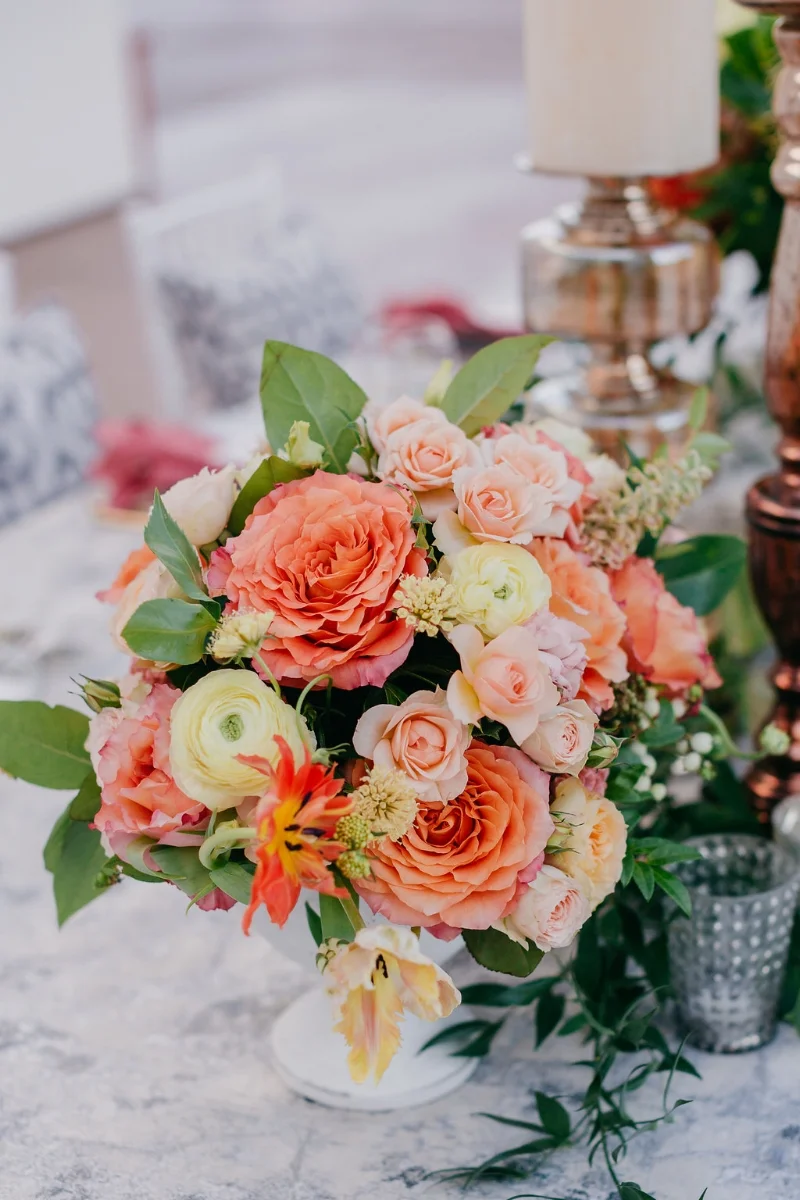 Omni La Costa San Diego Wedding in Peach and Yellow | Honey Phorographs | Michelle Garibay Events