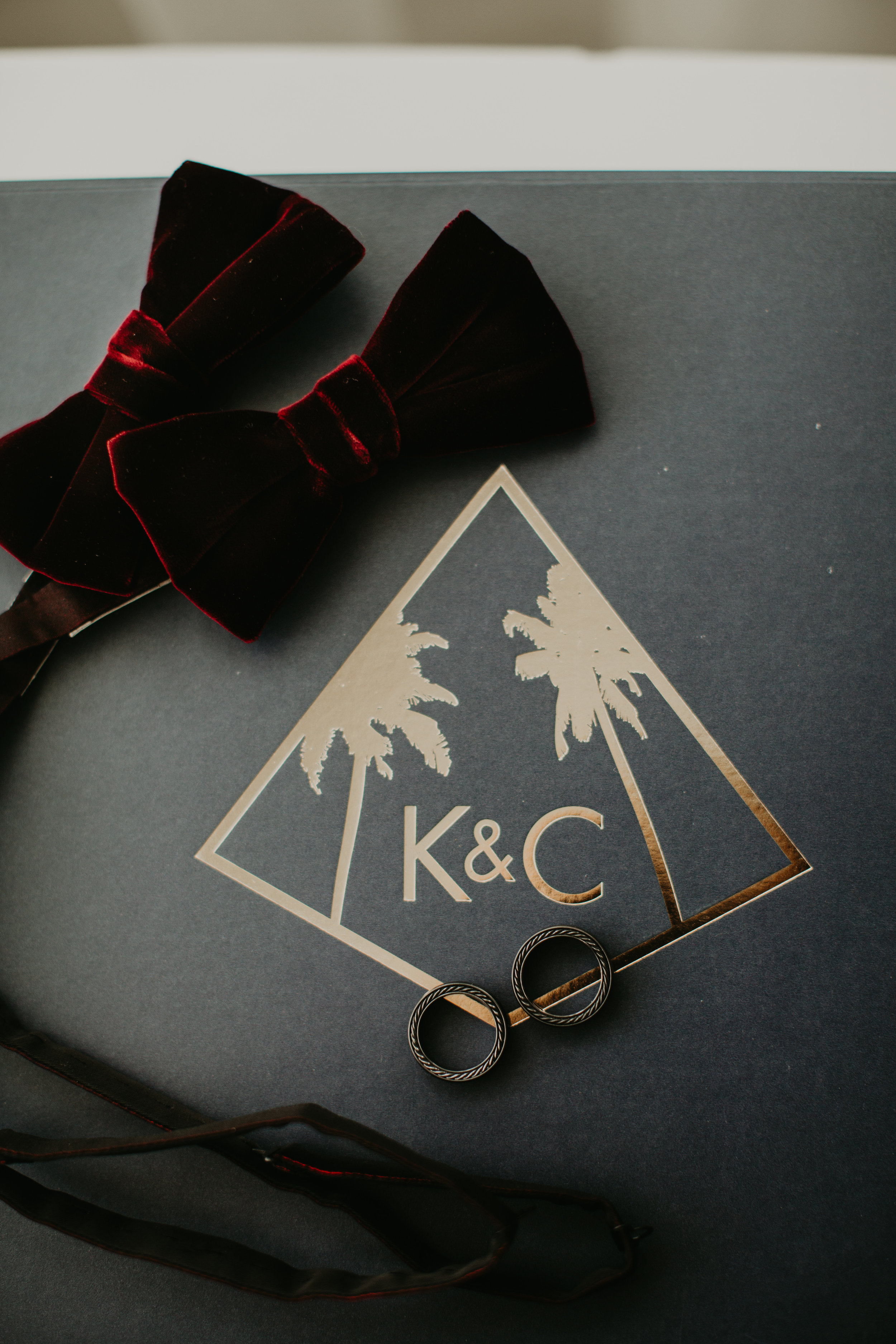 Michelle Garibay Events | Rouxby | Avalon Palm Springs | Masculine Chic Wedding in Navy and Gray