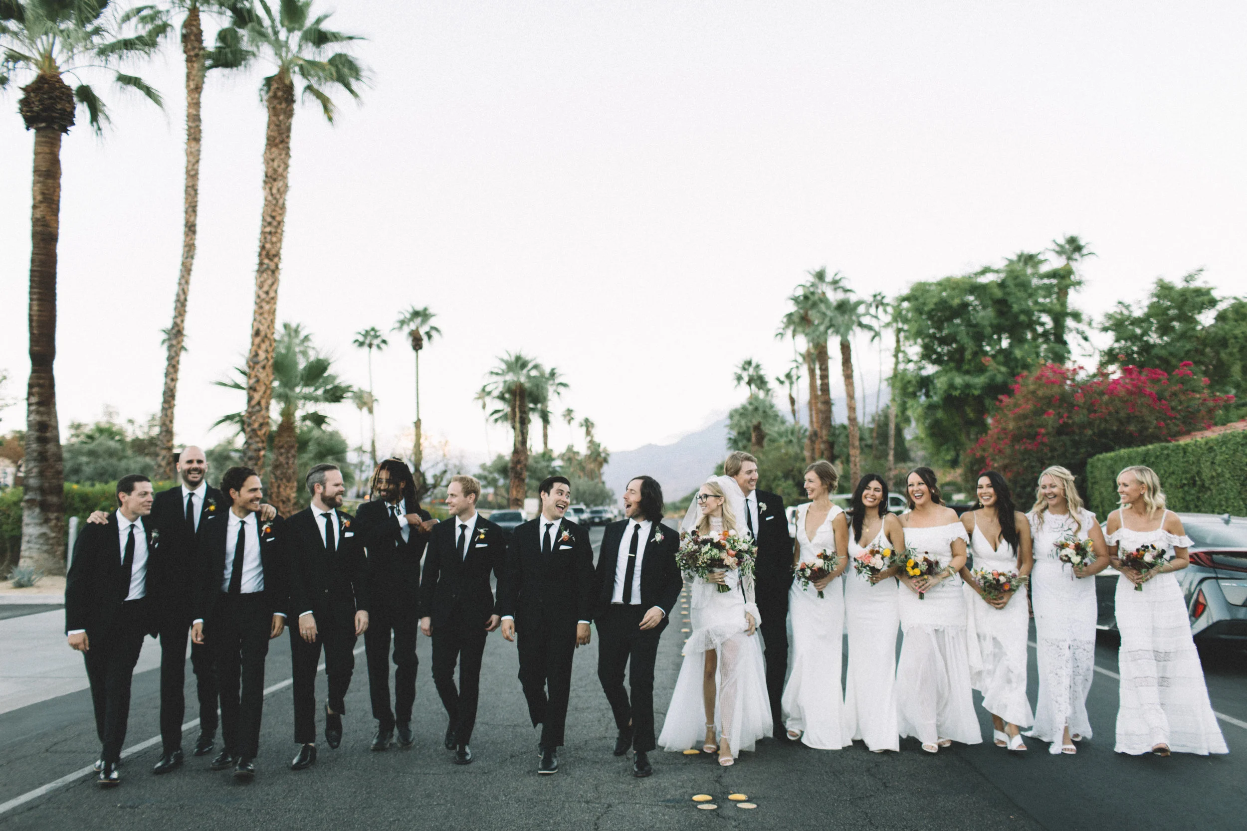 Michelle Garibay Events | Jenavieve Belair | Avalon Palm Springs | Modern Style Meets Farm-to-Table in Fig, Peach and Dusty Mauve