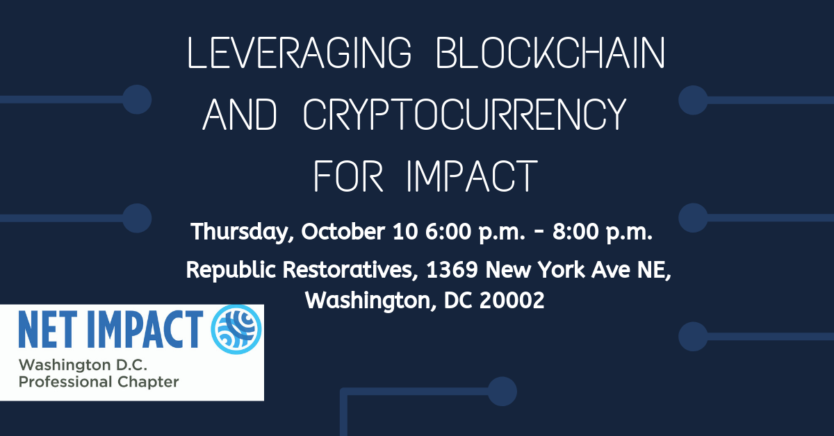 Leveraging Blockchain and Cryptocurrency for Impact