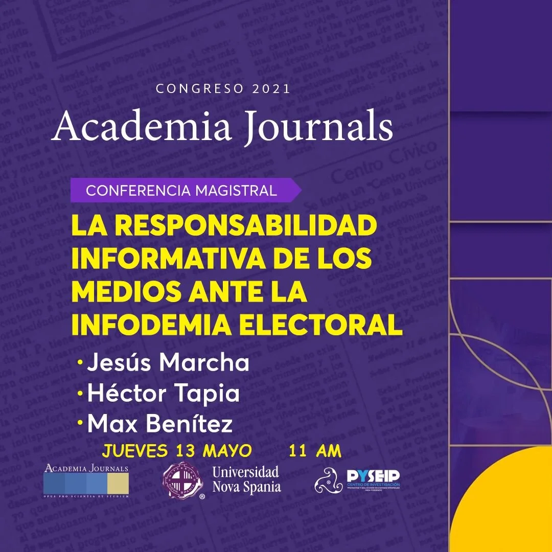 Conferencia Magistral - La Responsabilidad Informativa de los Medios ante la Infodemia Electoral