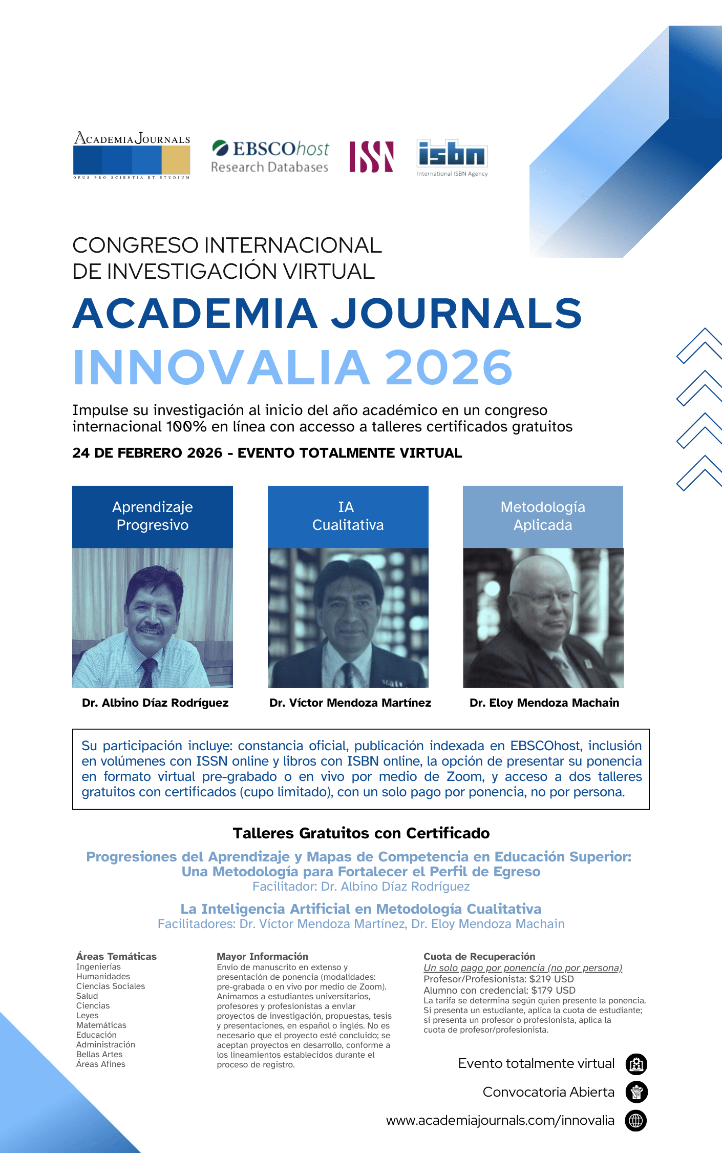 Congresos 2026 — Academia Journals