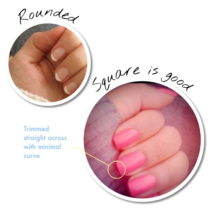 How to cut nails correctly Square cut illustration - Stock Illustration  [77409326] - PIXTA