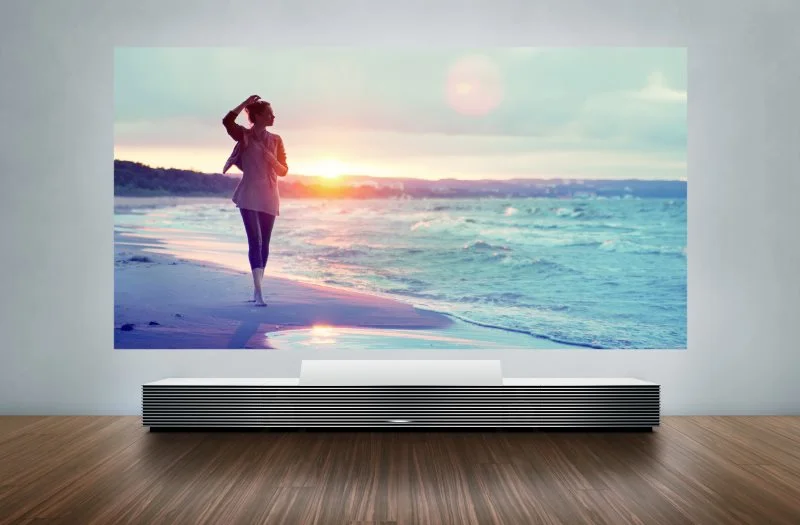 Another example of a short-throw projector. Yes, we can do this, too. (Stock photo.)