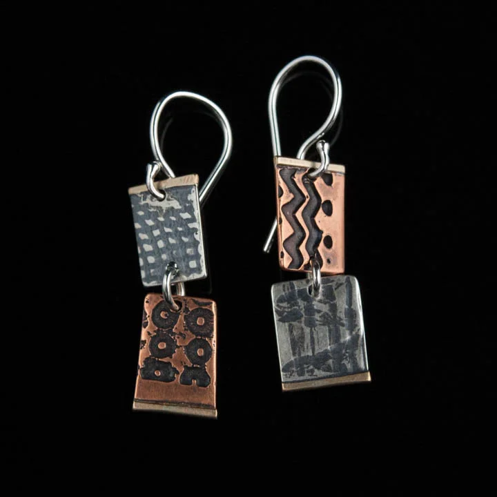E044 Silver & Copper Tile Mix