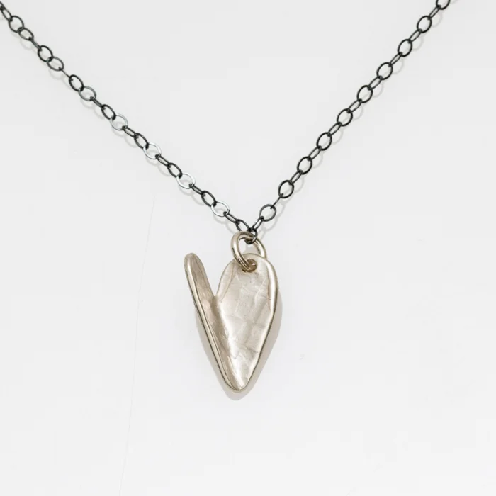 N217 Silver Heart Necklace