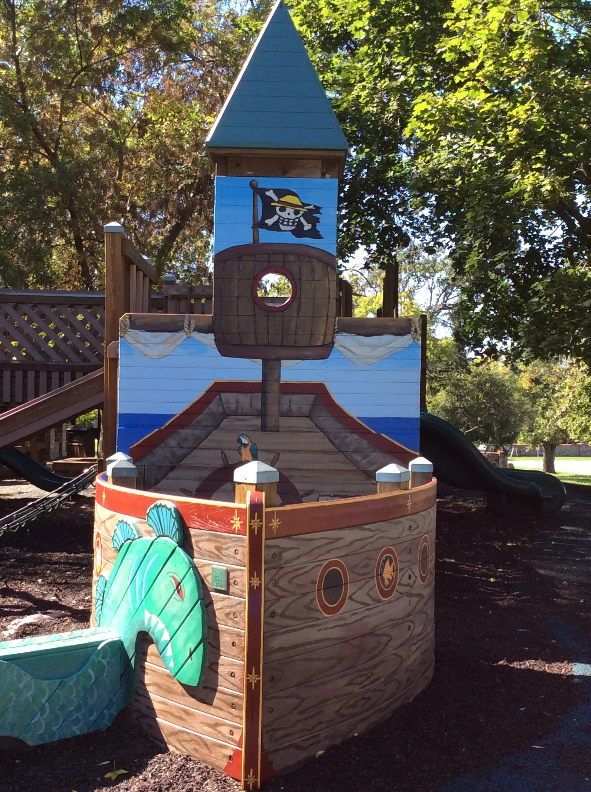 Painting at the Firemen's Angell Dream Park, Sun Praire