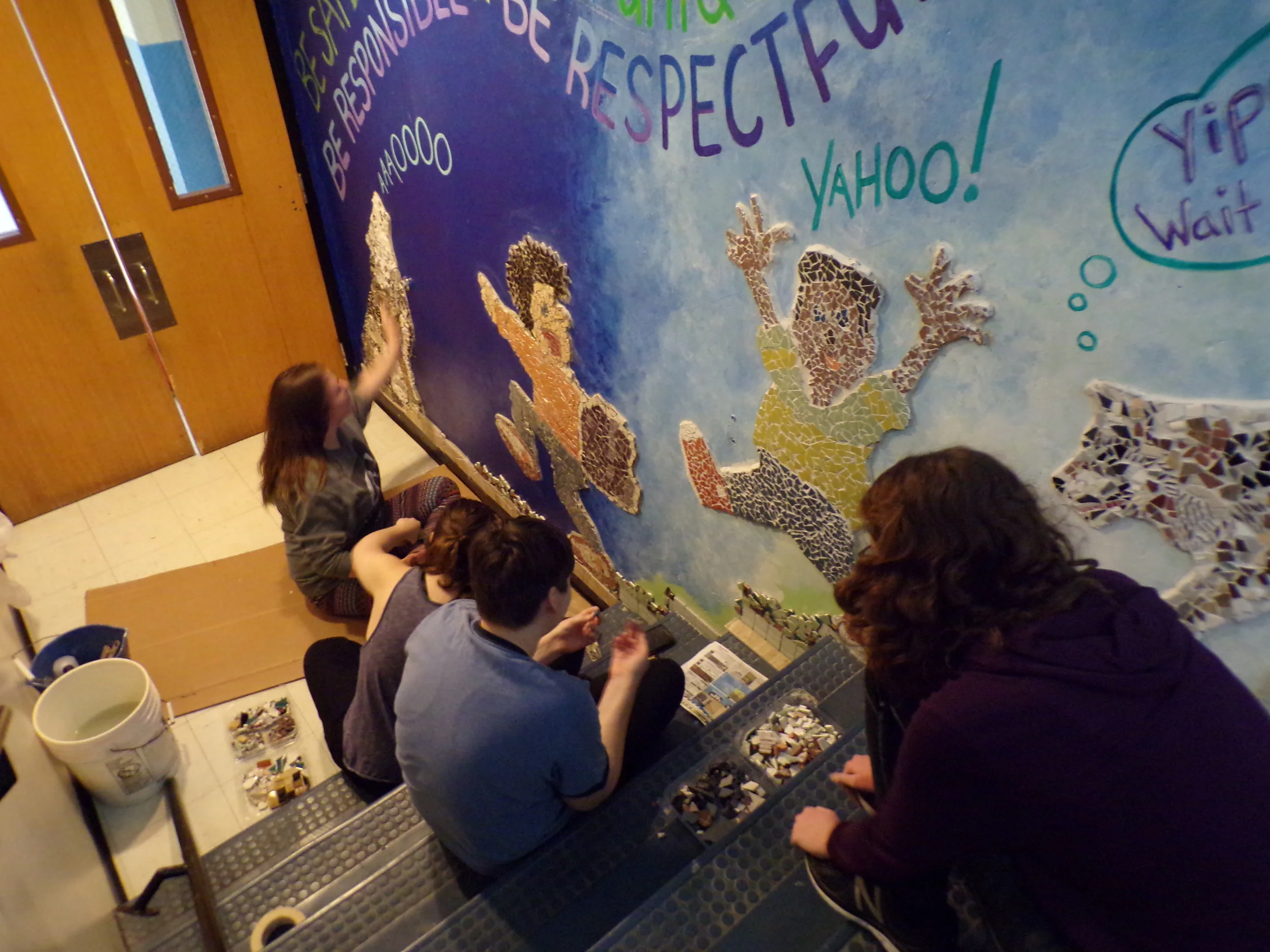 Sauk Trail Elementary School mural
