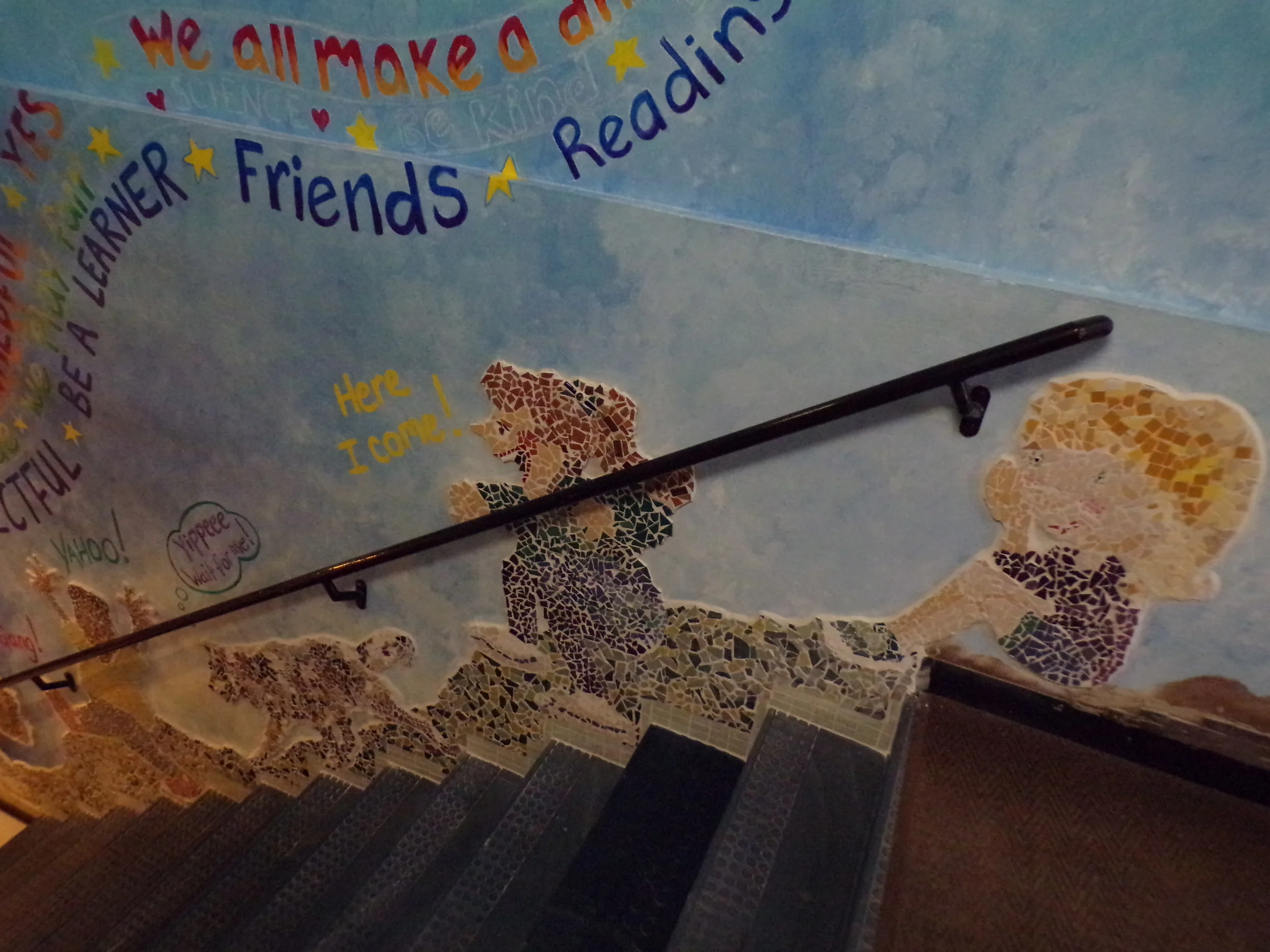 Sauk Trail Elementary School mural 
