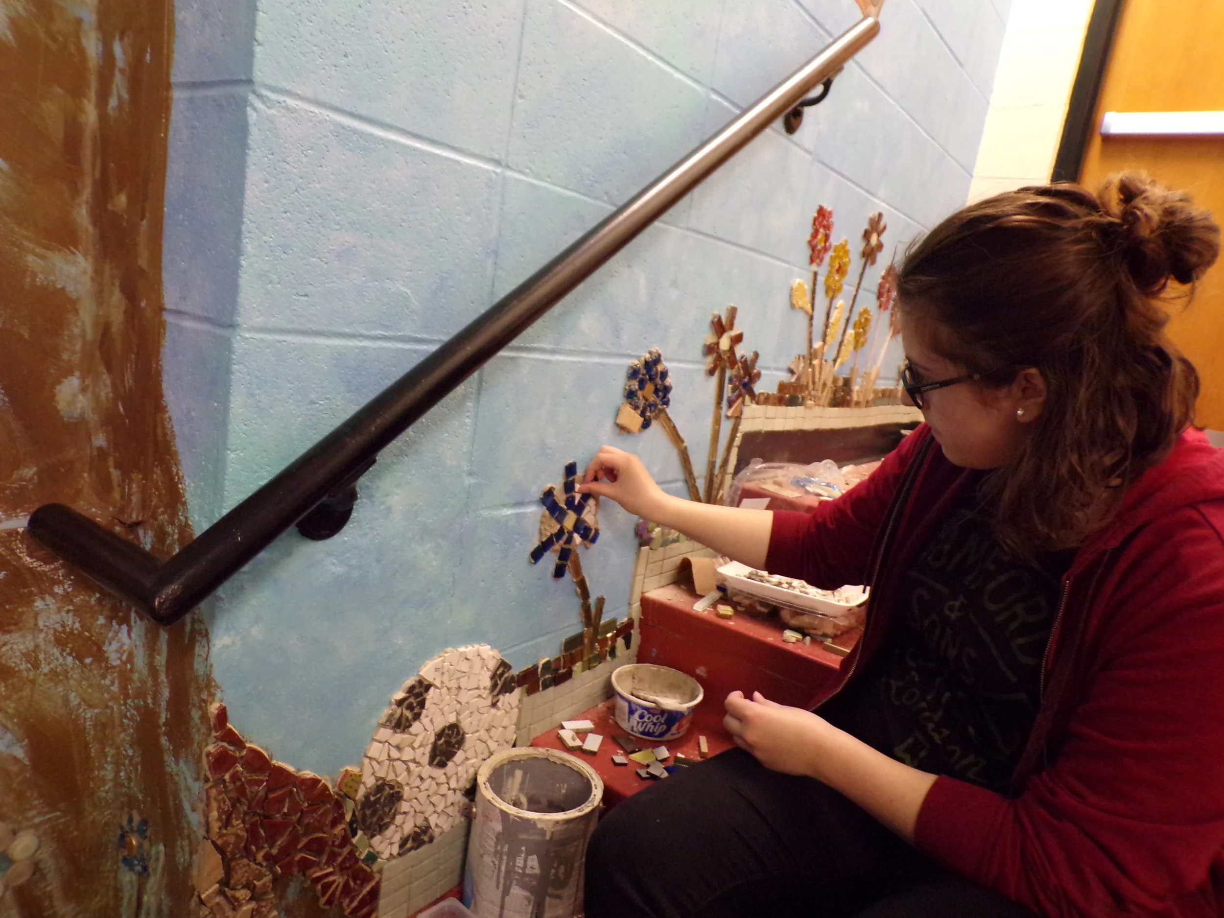Sauk Trail Elementary School mural
