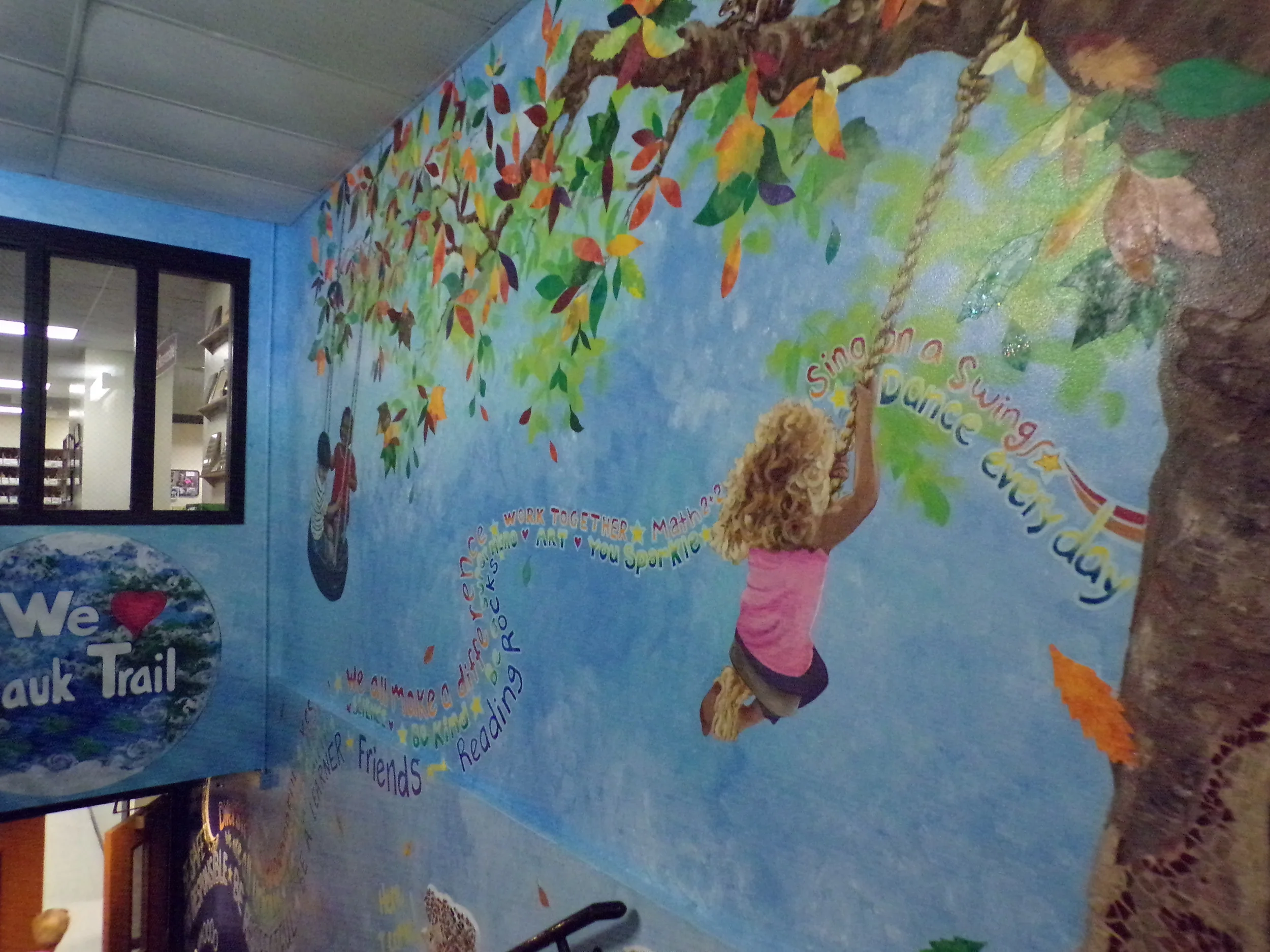 Mural at Sauk Trail Elementary School, Middleton