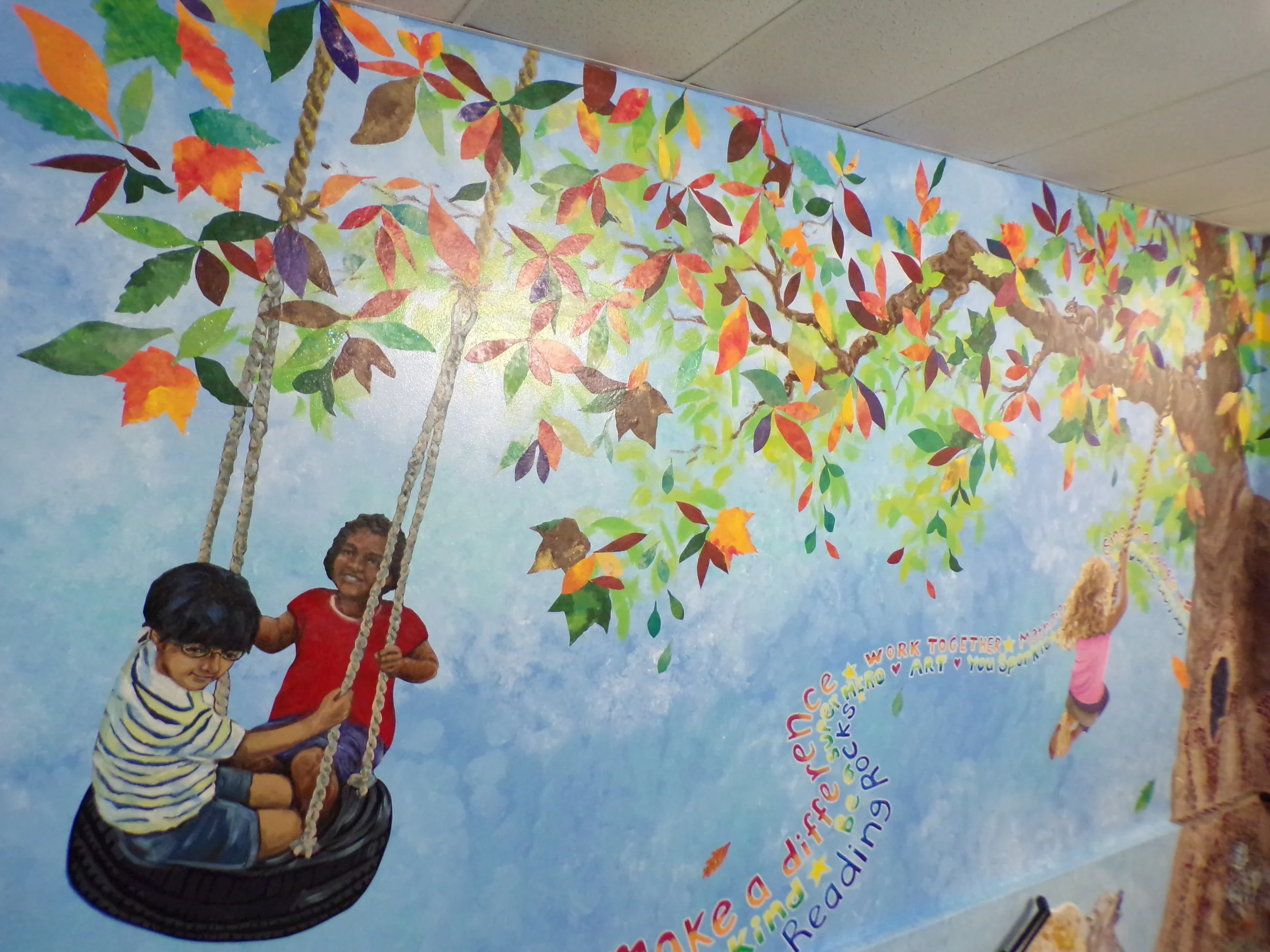 Mural at Sauk Trail Elementary School, Middleton