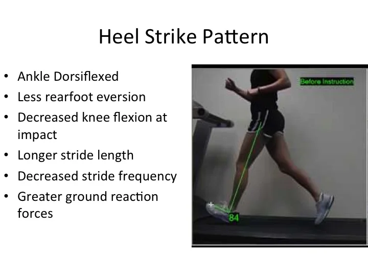 Running Foot Strike Patterns and Injury Risk — Mend