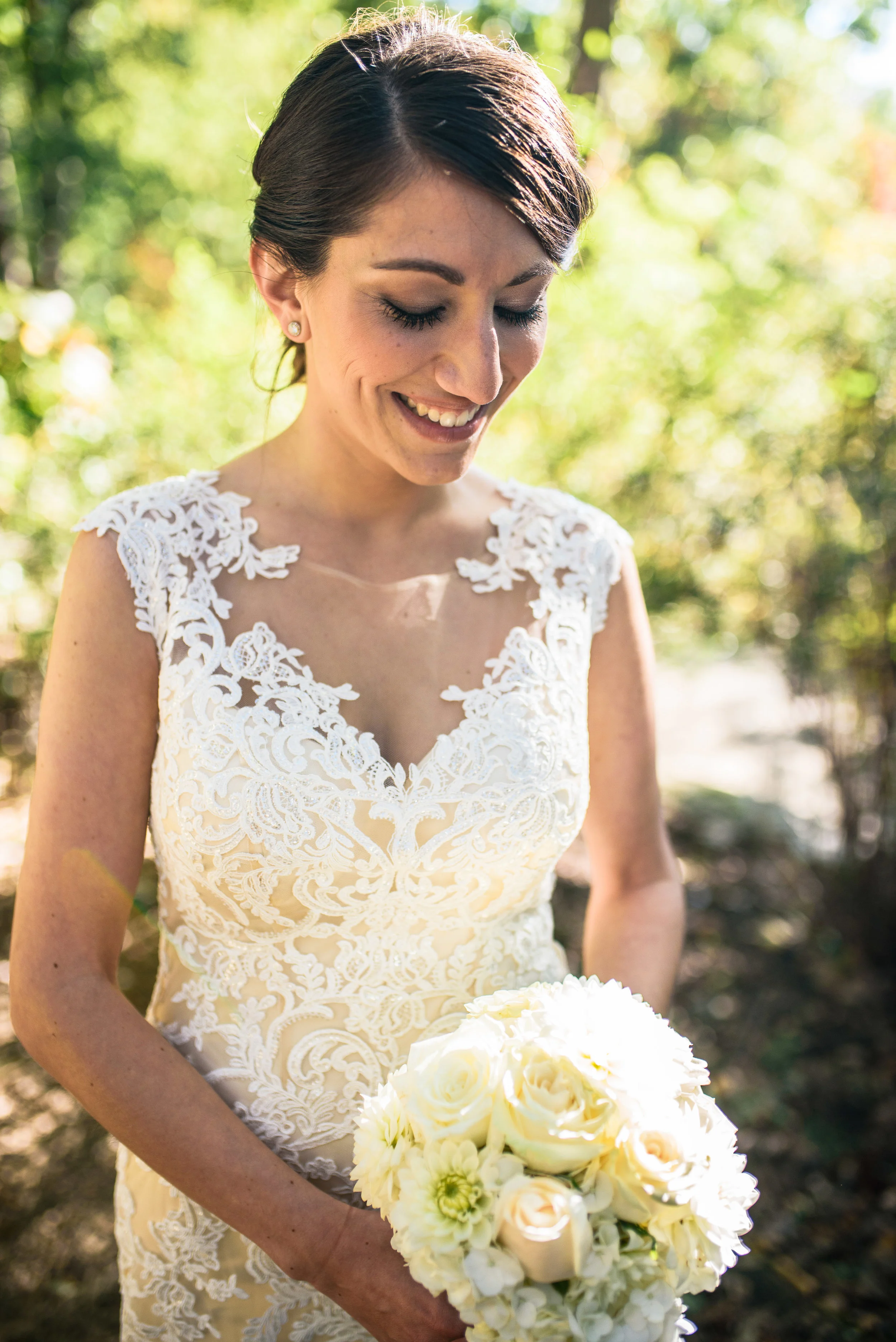 Mountaintop Bridal Portraits - Asheville Wedding Photographer