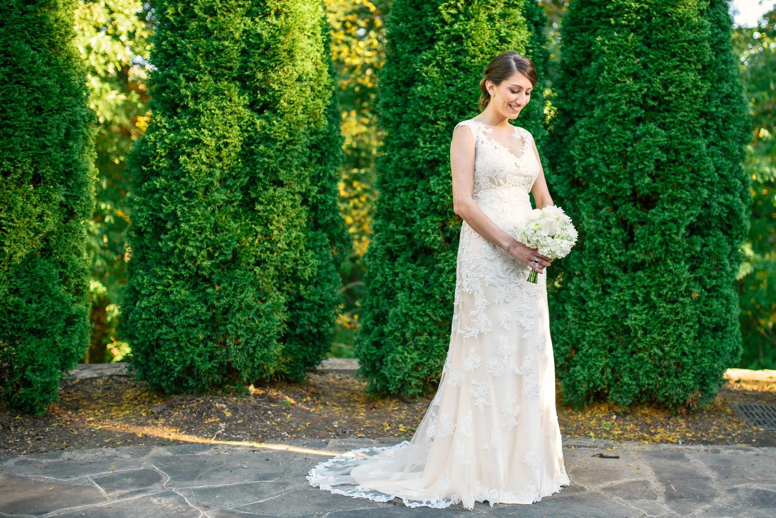 Mountaintop Bridal Portraits - Asheville Wedding Photographer