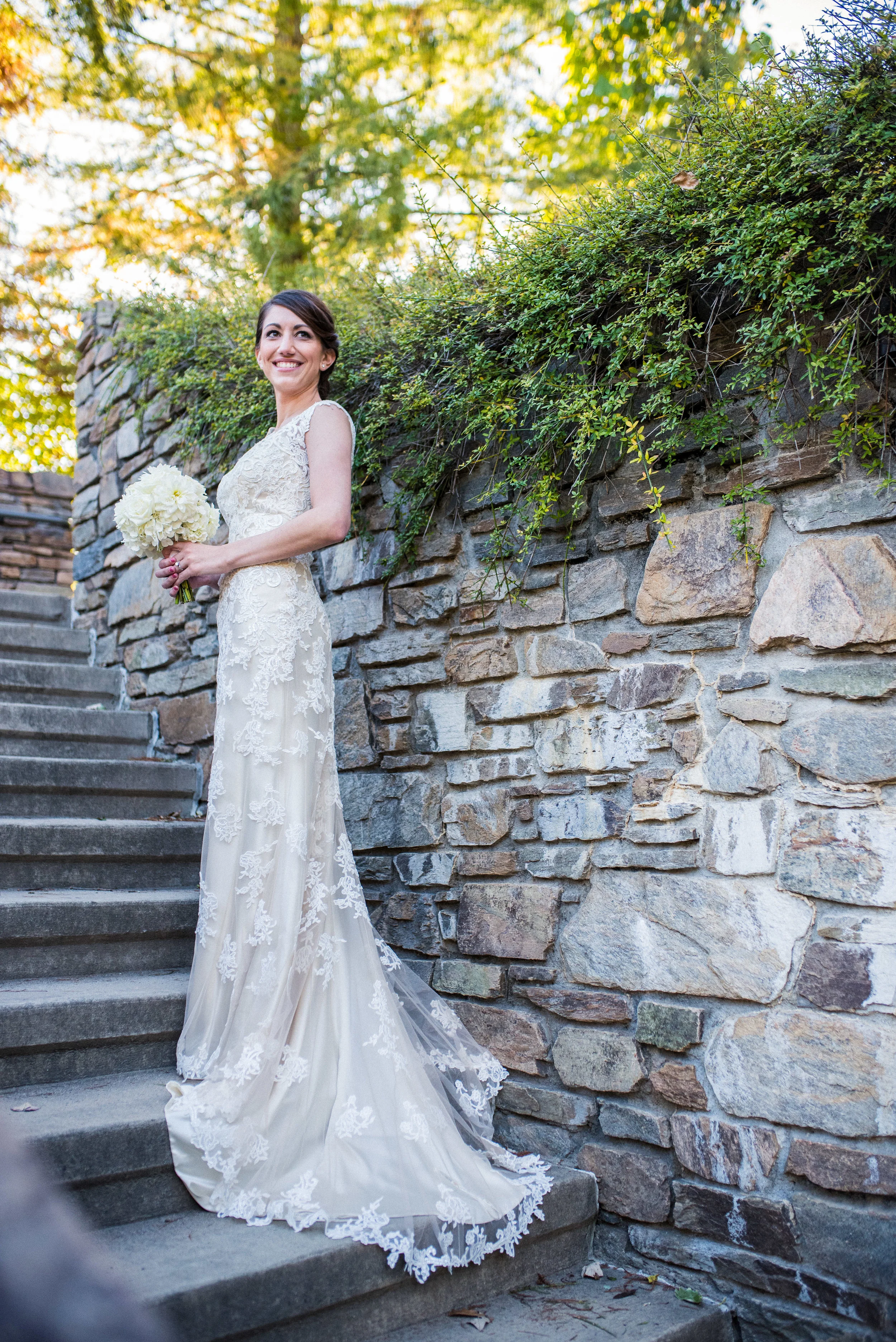 Mountaintop Bridal Portraits - Asheville Wedding Photographer