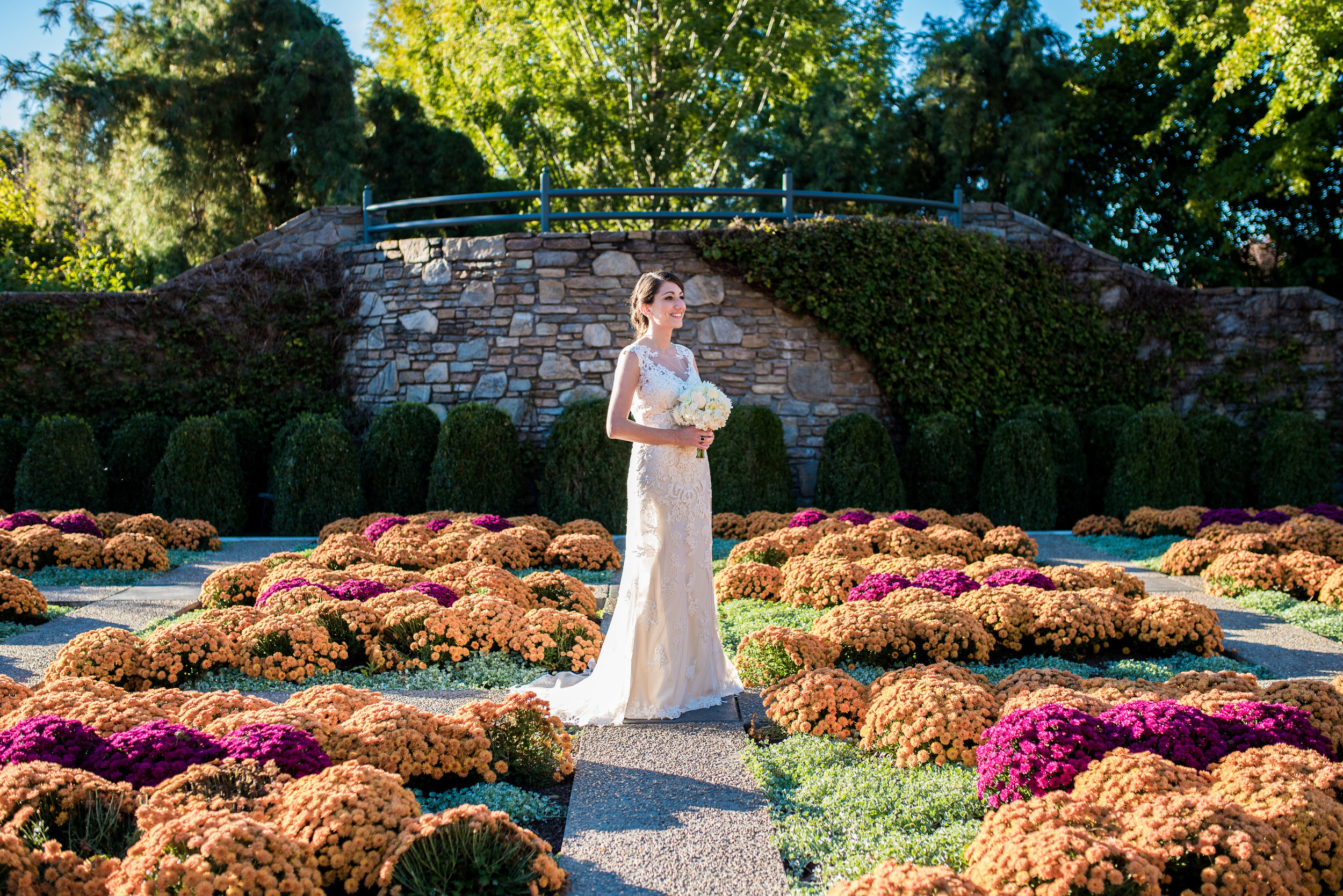 Mountaintop Bridal Portraits - Asheville Wedding Photographer