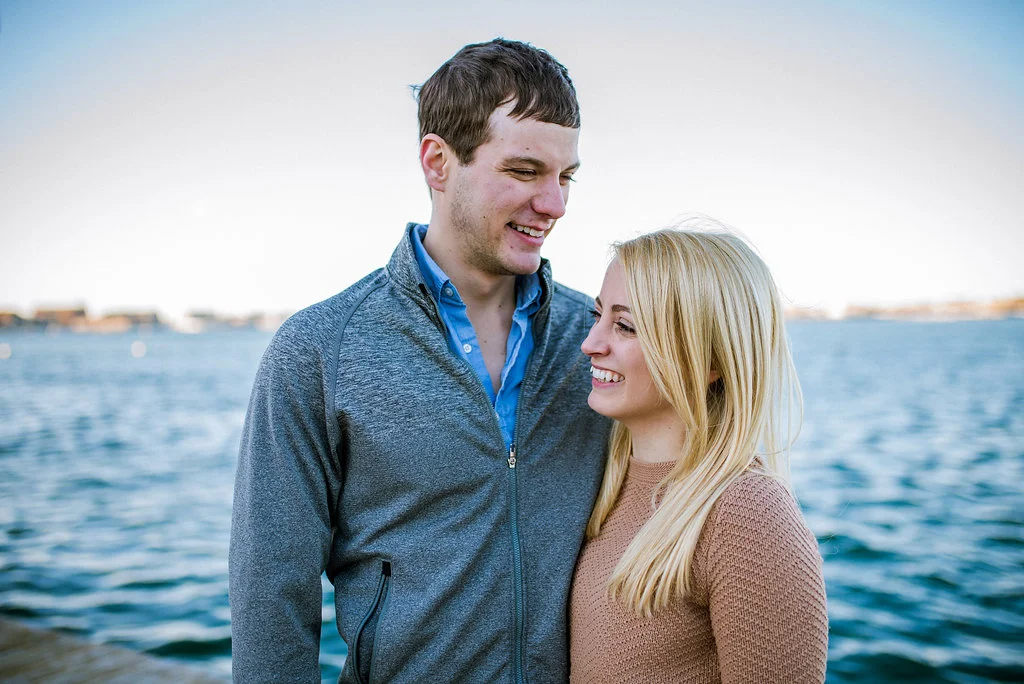Sarah &amp; Mario - Pier 4 Boston Engagement Photographer 