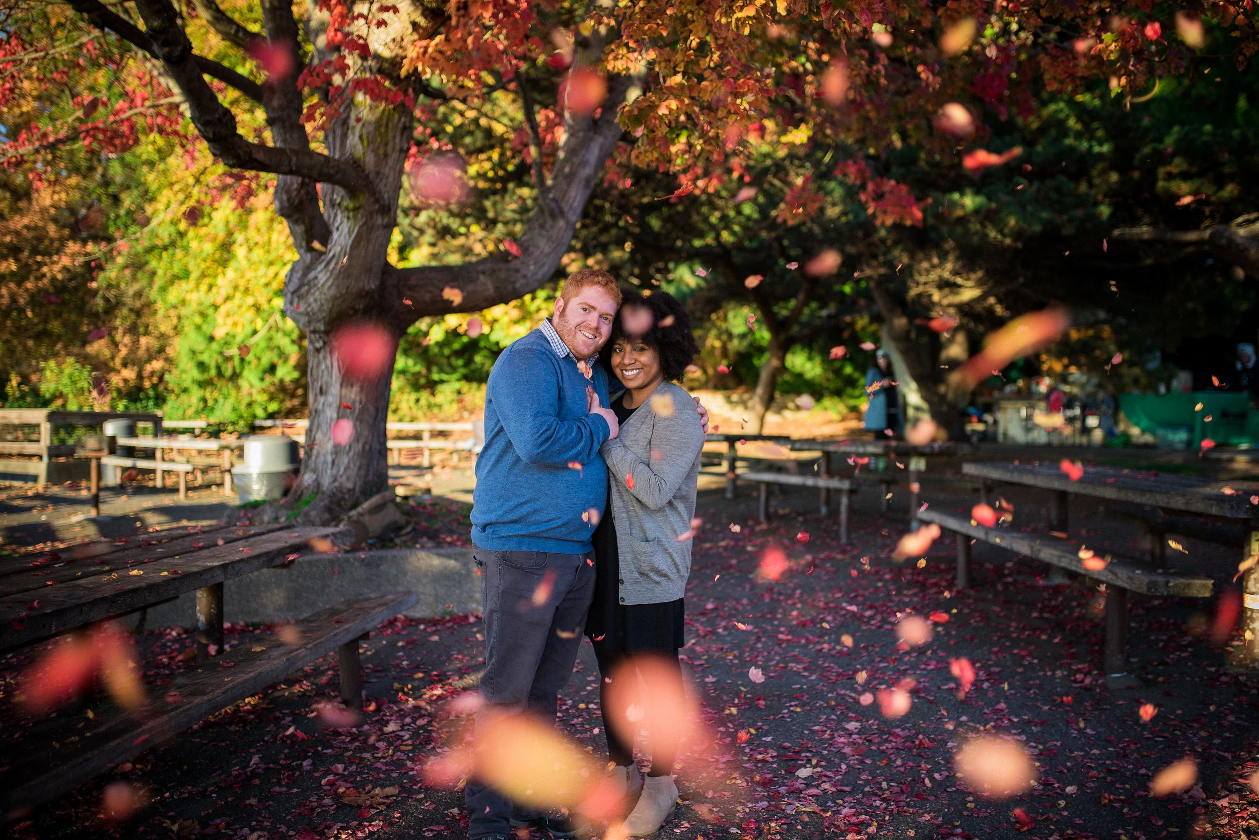 Jessica & John - Carkeek Park Engagement 