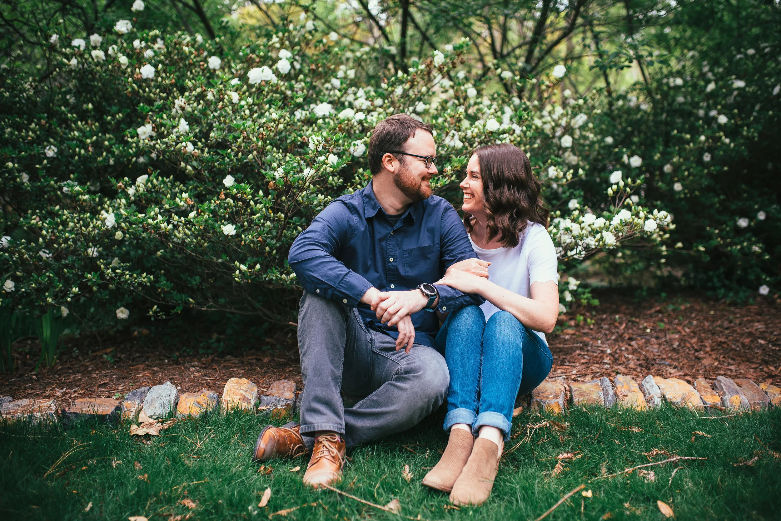Beth &amp; Caleb - Duke Garden's Engagement Session