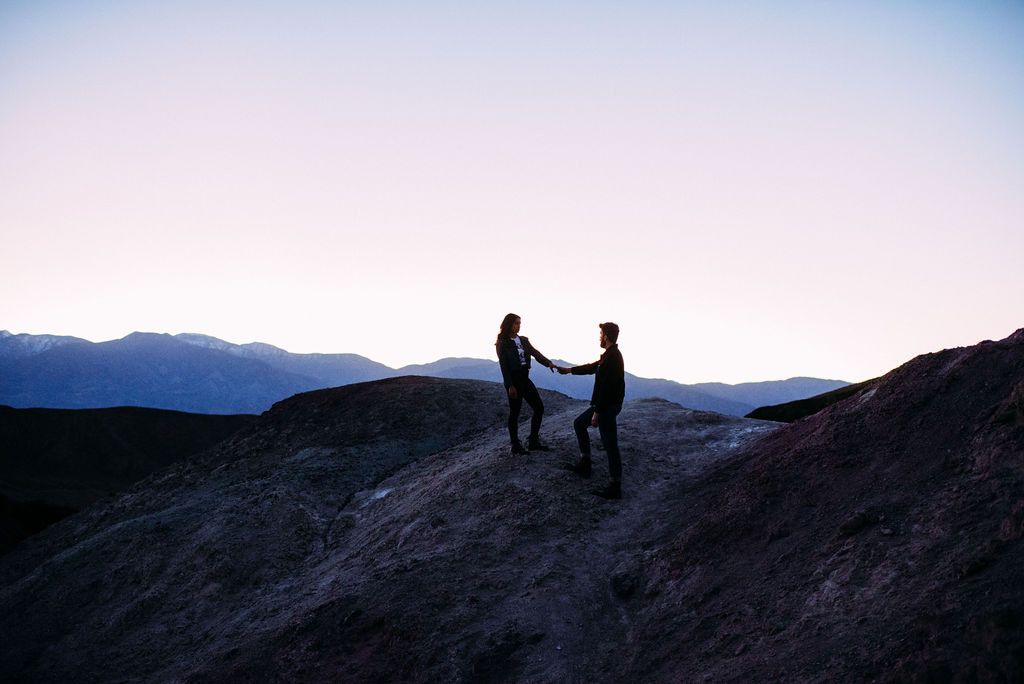Tess &amp; Josh - Sunset Death Valley Engagement