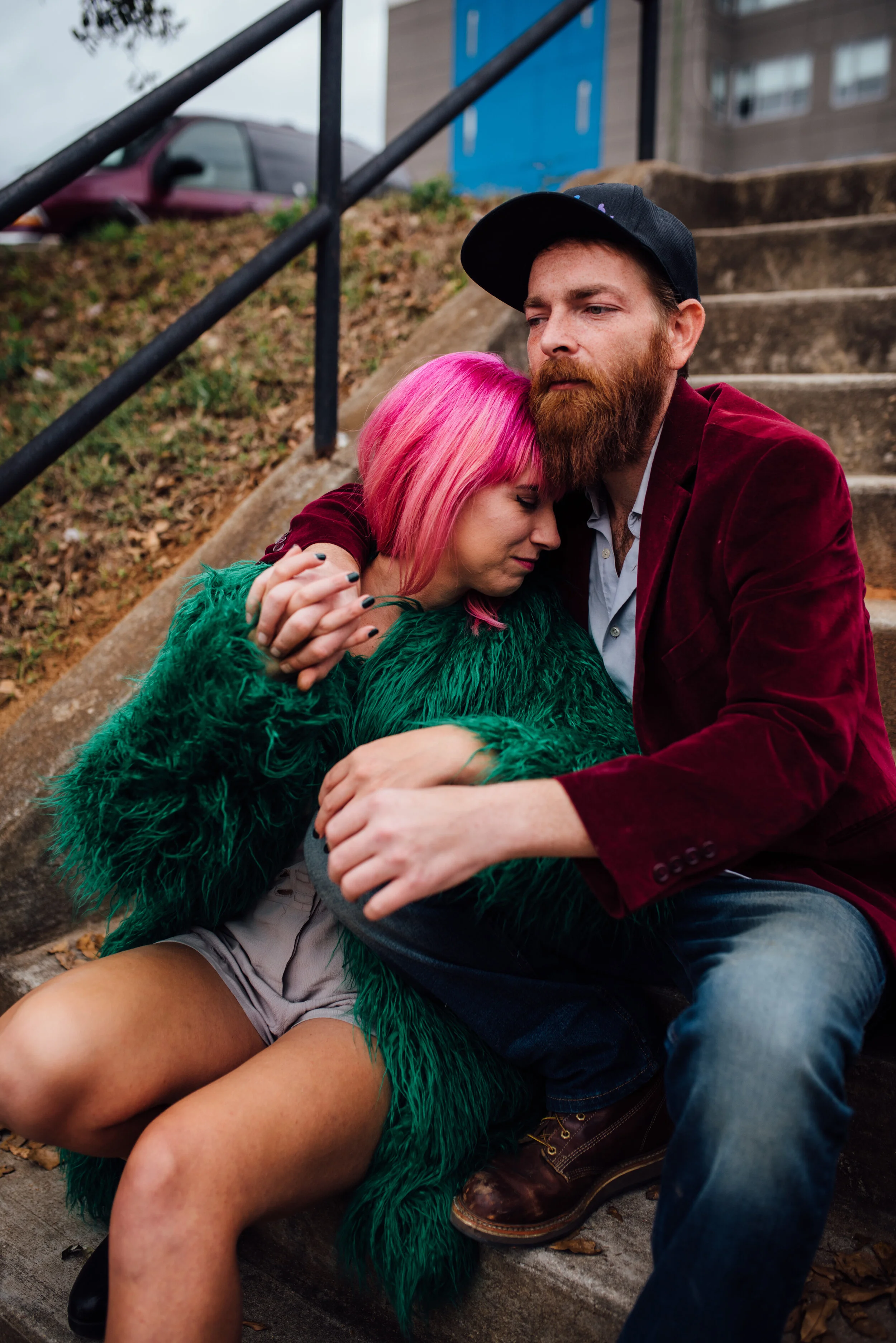 downtown Raleigh anniversary session - Raleigh family photographer - North Carolina wedding photographer