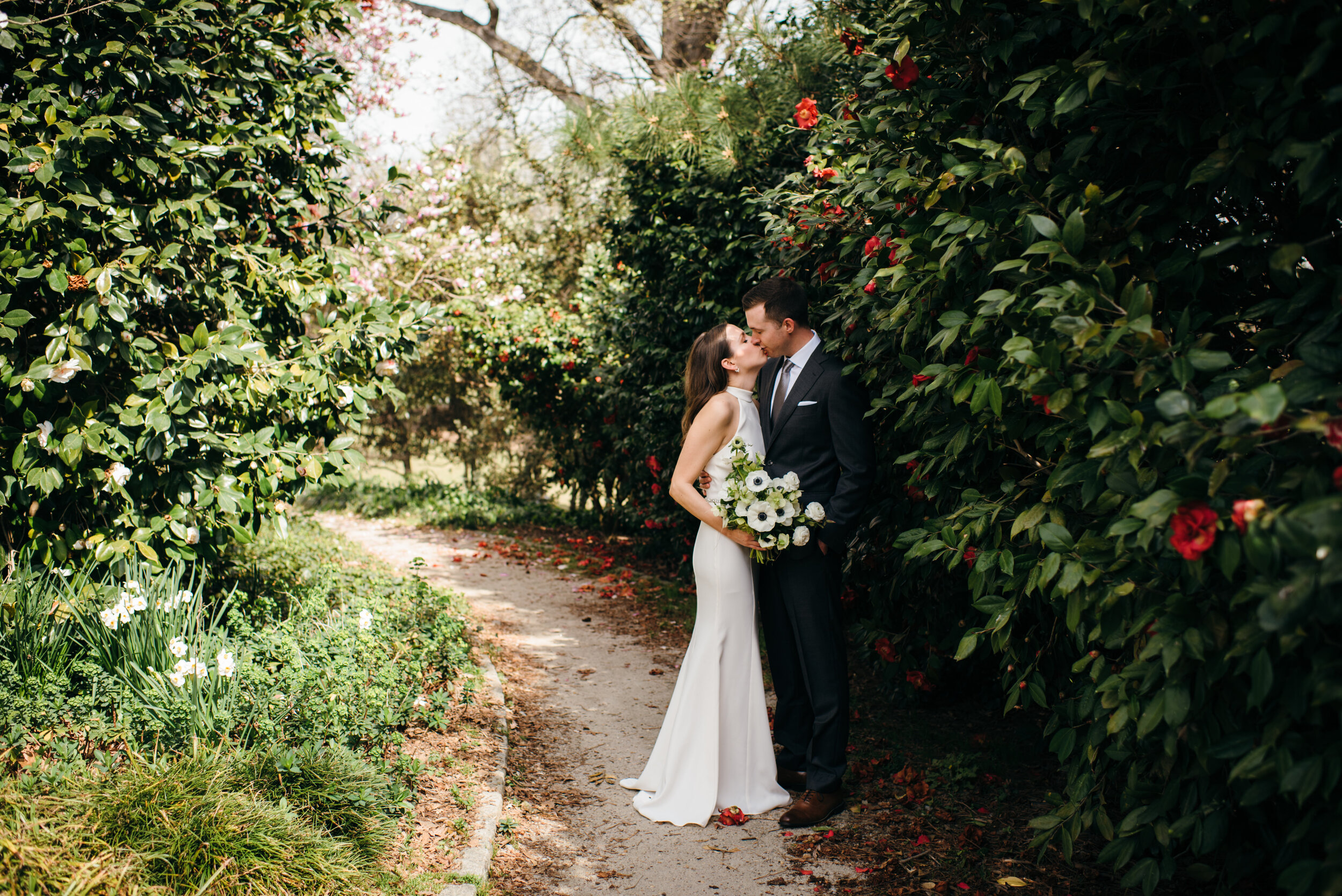 Spring Wedding at Fred Fletcher Park in Raleigh Wedding Photographer 