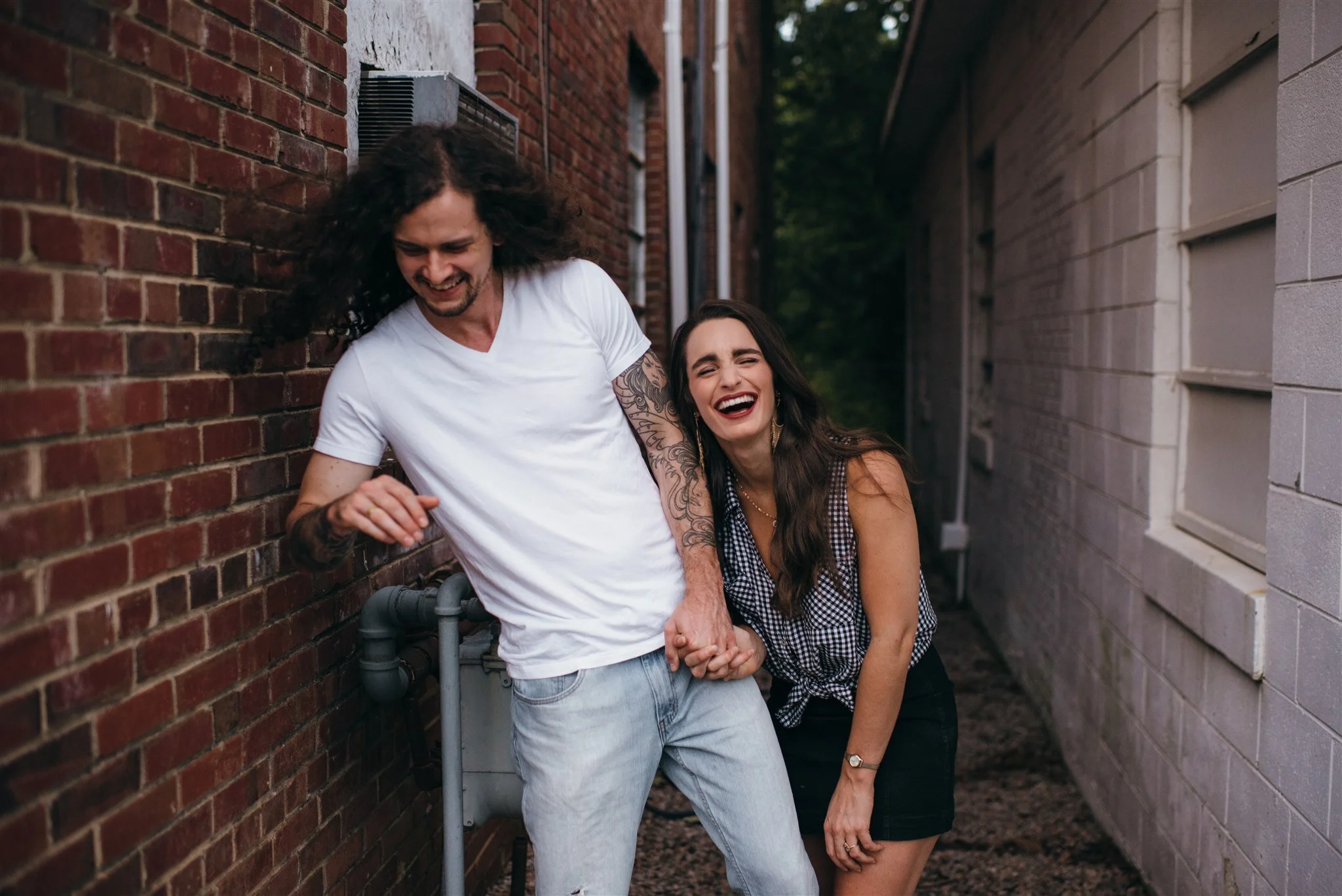 raleigh engagement photographer - rock n roll engagement - north carolina wedding photographer - raleigh wedding photographer