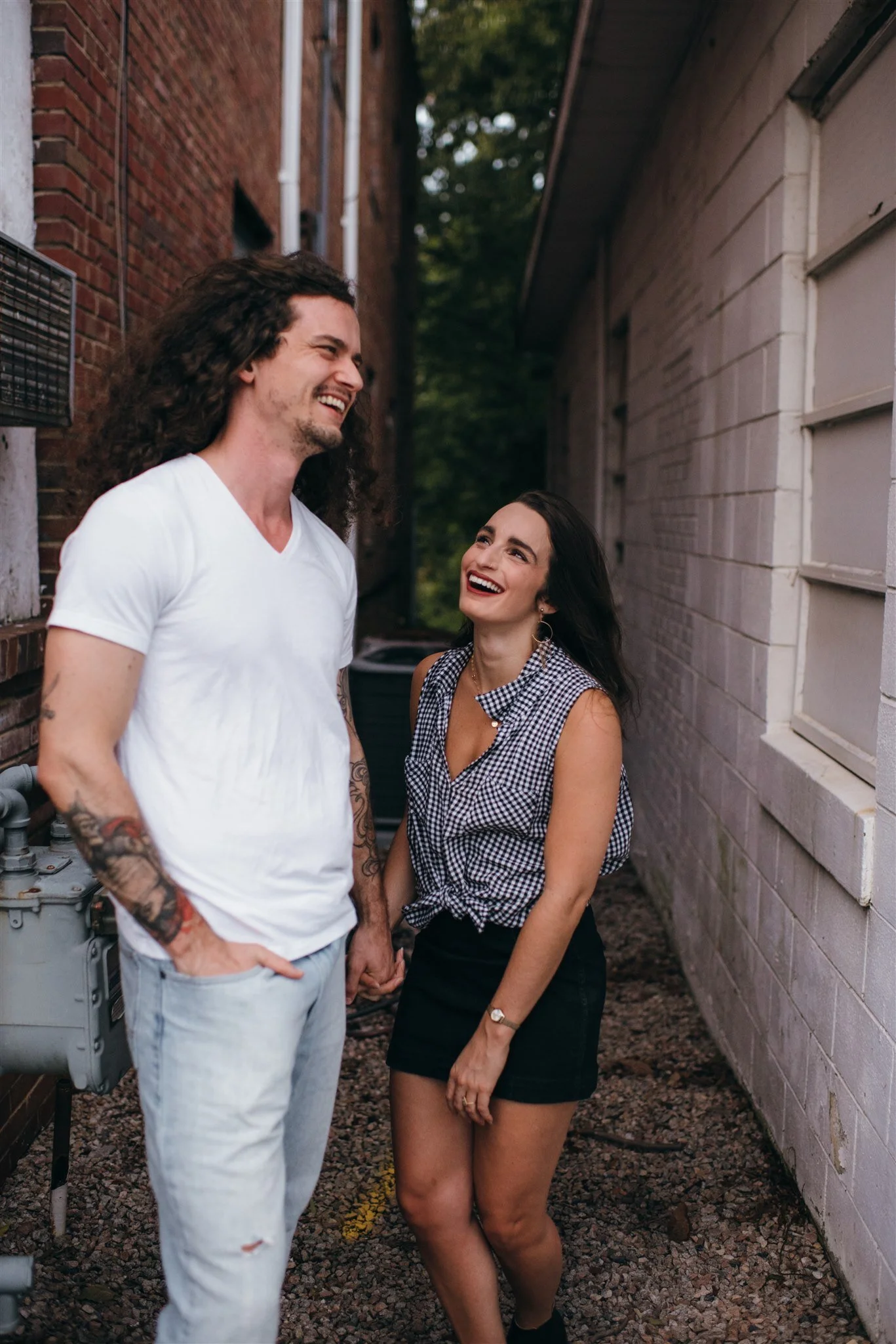 raleigh engagement photographer - rock n roll engagement - north carolina wedding photographer - raleigh wedding photographer