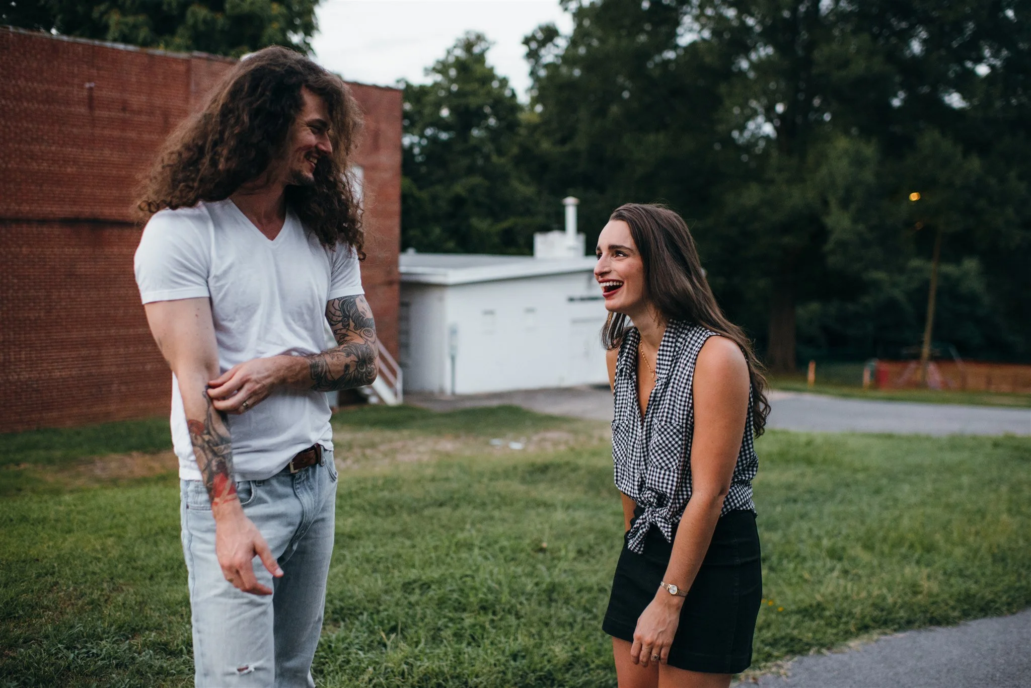 raleigh engagement photographer - rock n roll engagement - north carolina wedding photographer - raleigh wedding photographer