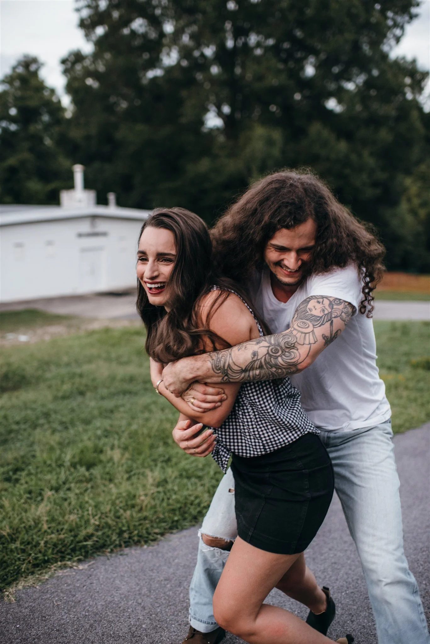 raleigh engagement photographer - rock n roll engagement - north carolina wedding photographer - raleigh wedding photographer