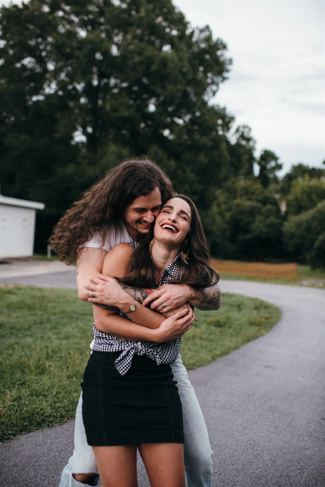 raleigh engagement photographer - rock n roll engagement - north carolina wedding photographer - raleigh wedding photographer